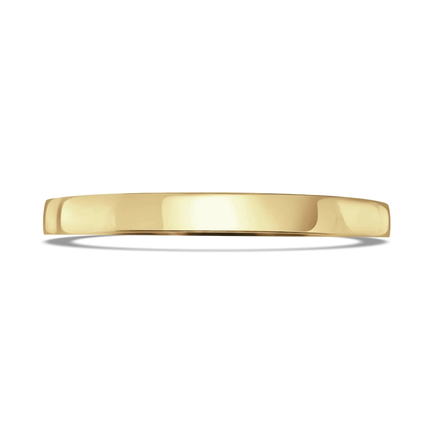 2mm Contemporary Court 9ct Yellow Gold Wedding Ring by Brown & Newirth - Image 2