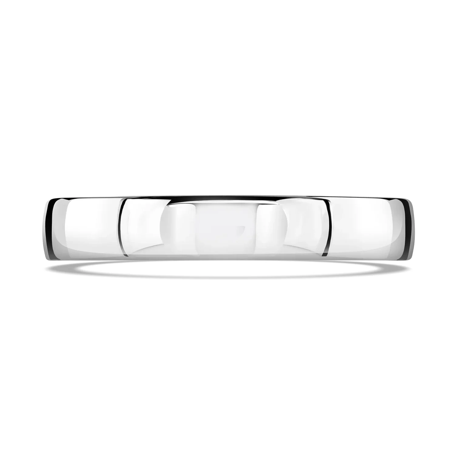 4mm Contemporary Court Palladium 500 Wedding Ring by Brown & Newirth - Image 2