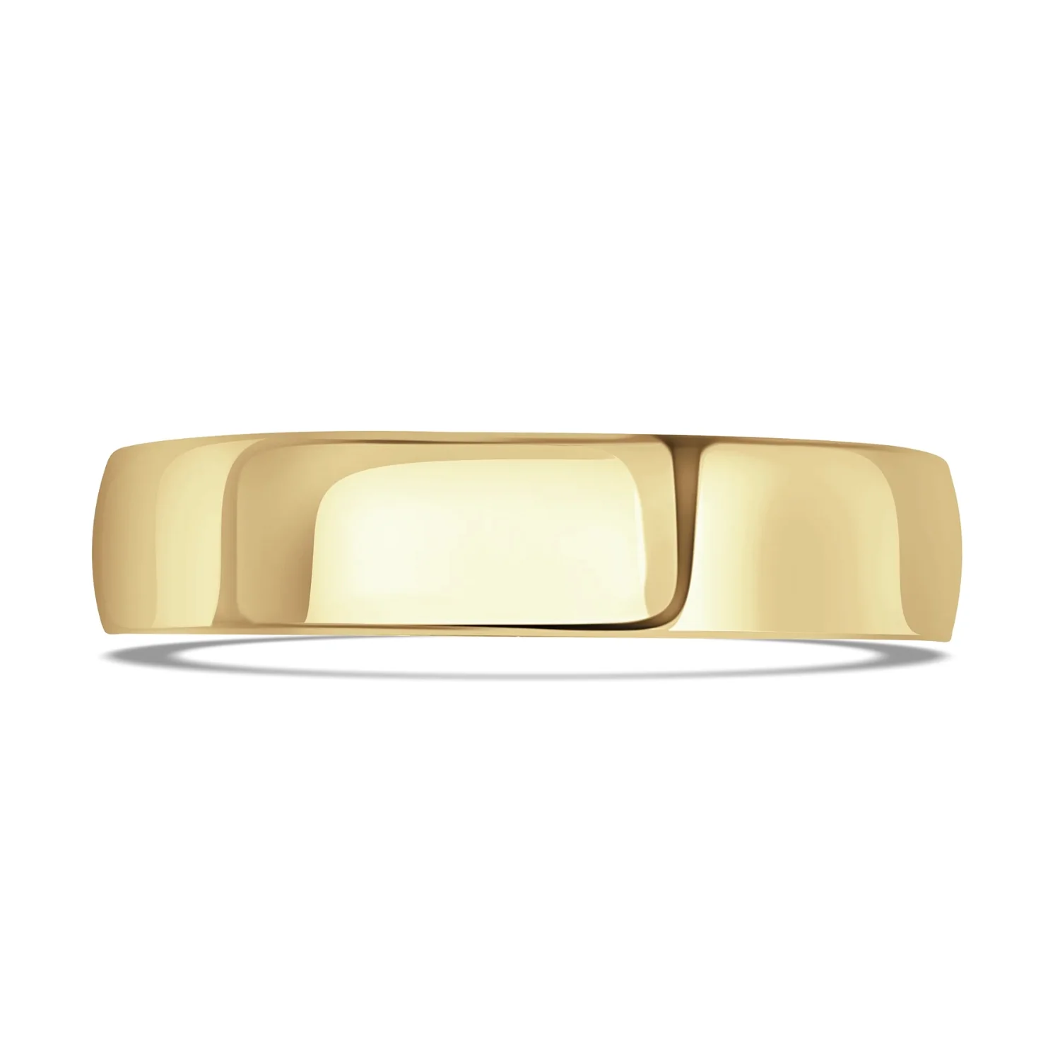 5mm Traditional Court 18ct Yellow Gold Wedding Ring by Brown & Newirth - Image 3