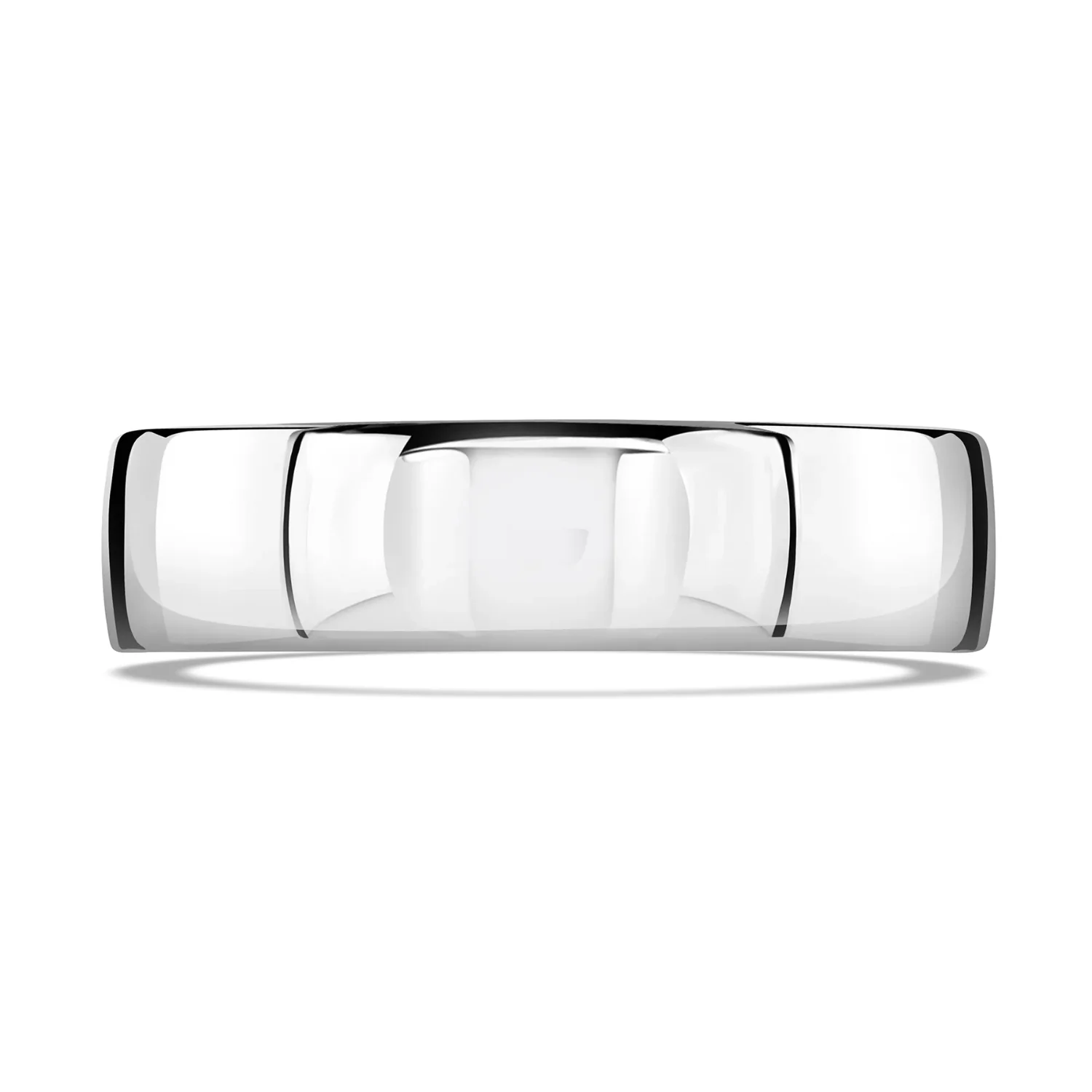 6mm Contemporary Court Palladium 500 Wedding Ring by Brown & Newirth - Image 2