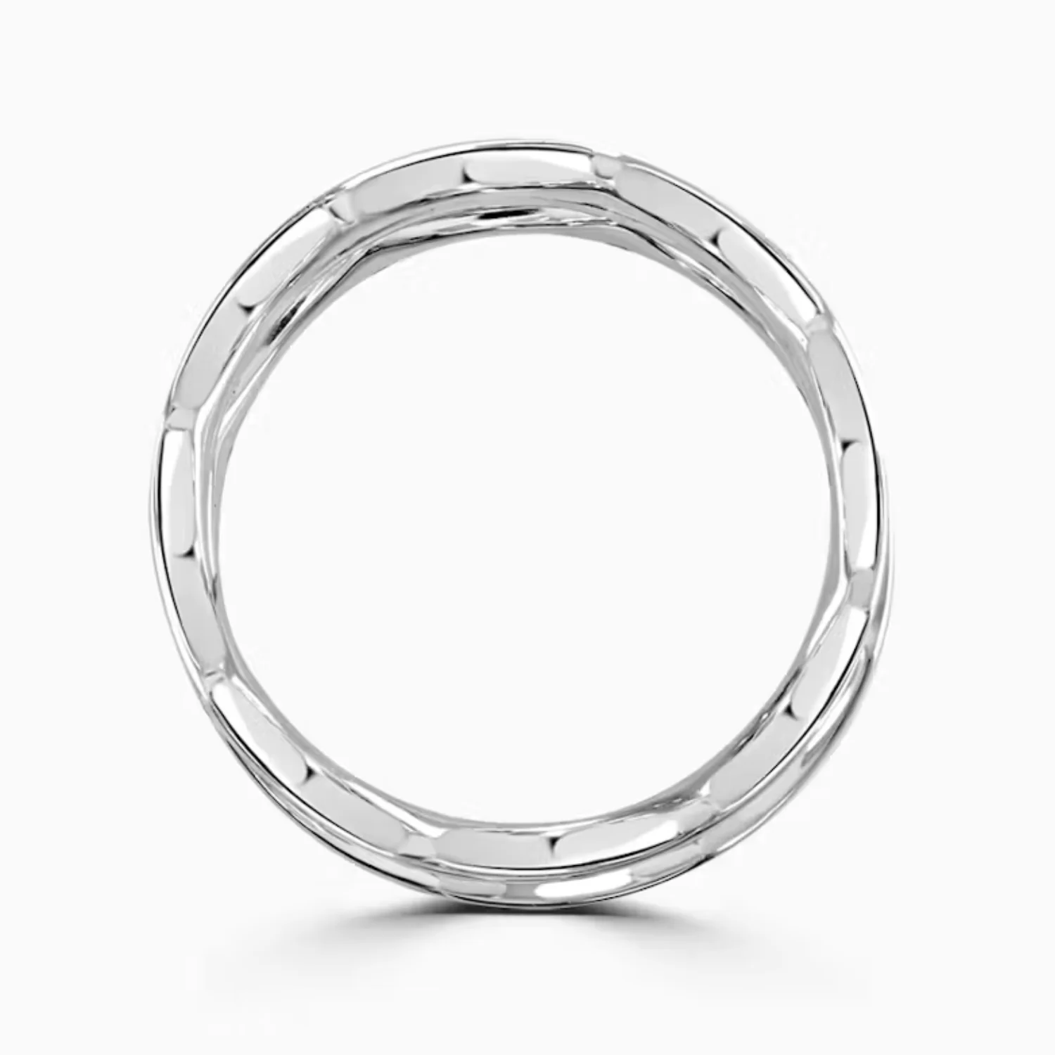 Agnes 9ct White Gold Diamond Wedding Ring Trio by Brown & Newirth - Image 2