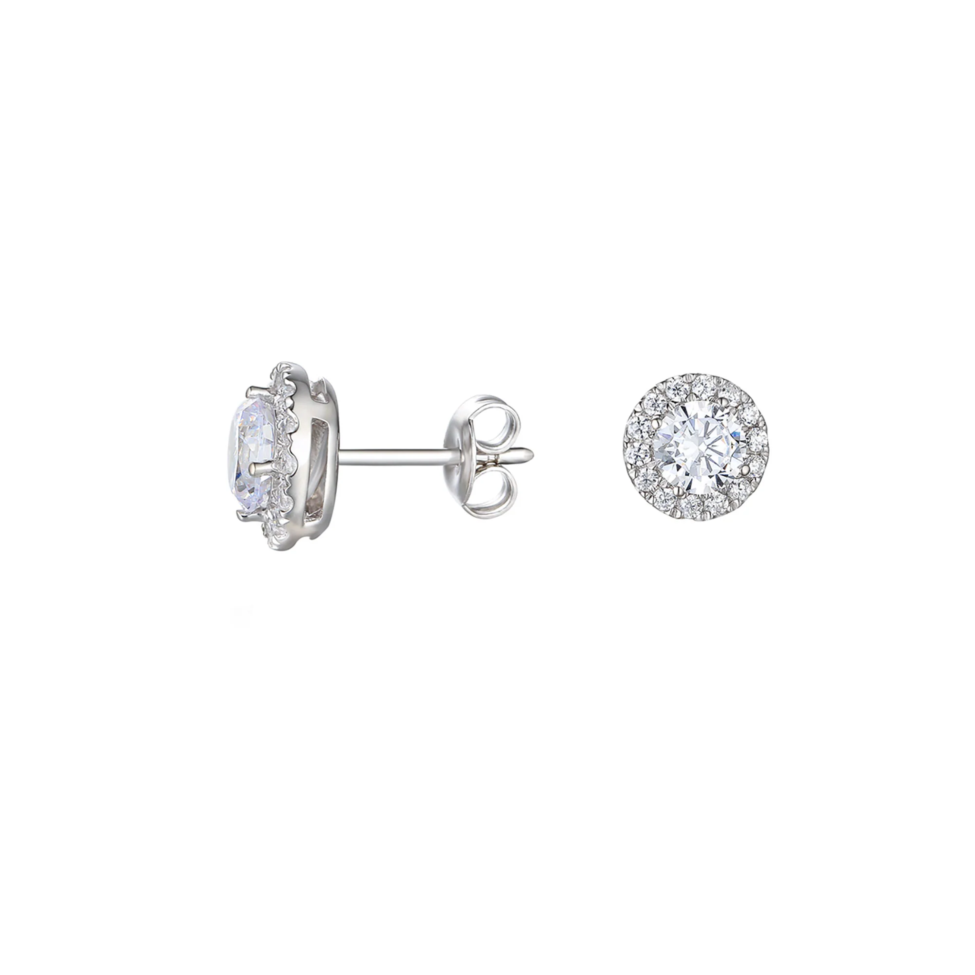 Amore Crown of Light Cubic Zirconia Earrings - Image 2