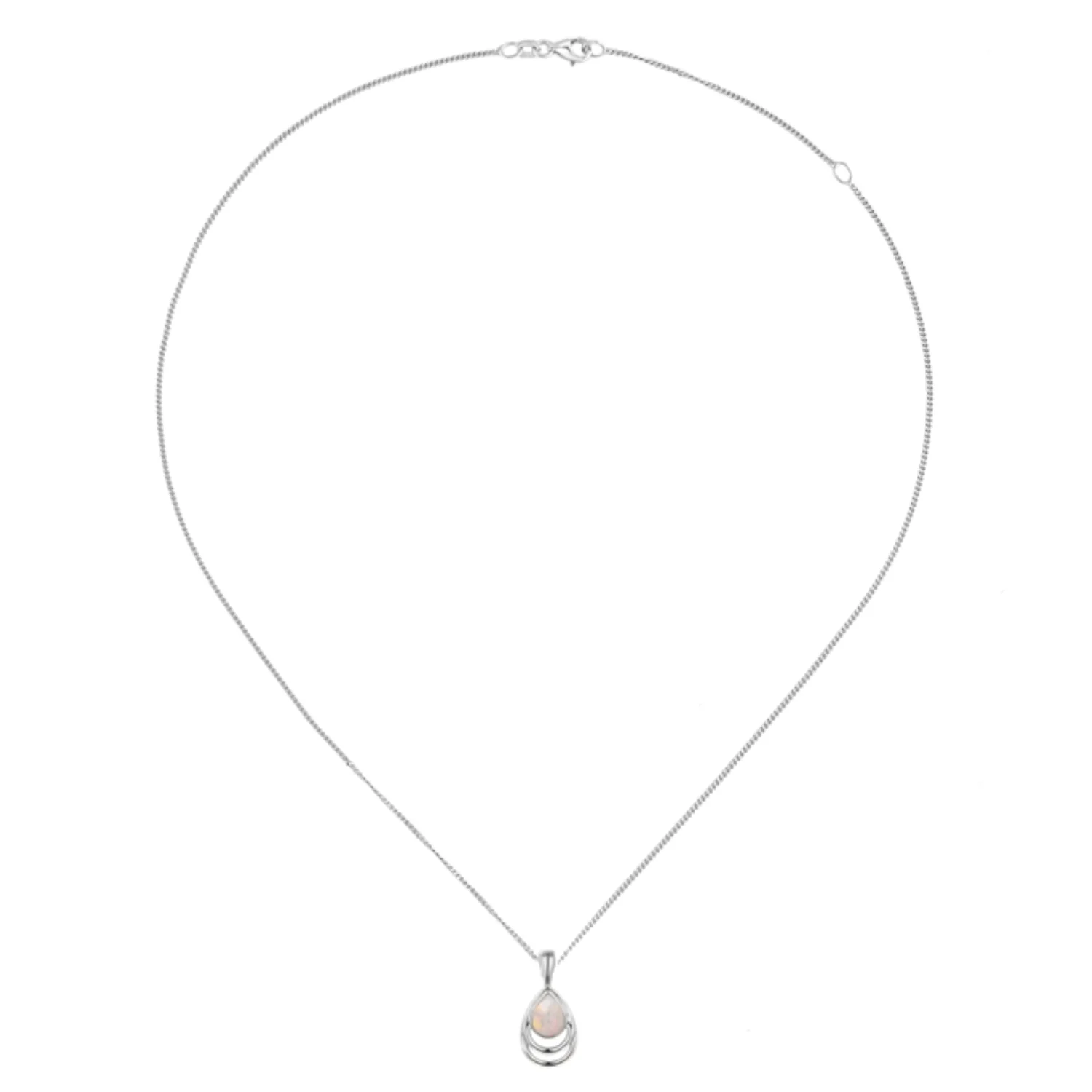 Amore Dualistic Opal Silver Pendant - Image 2