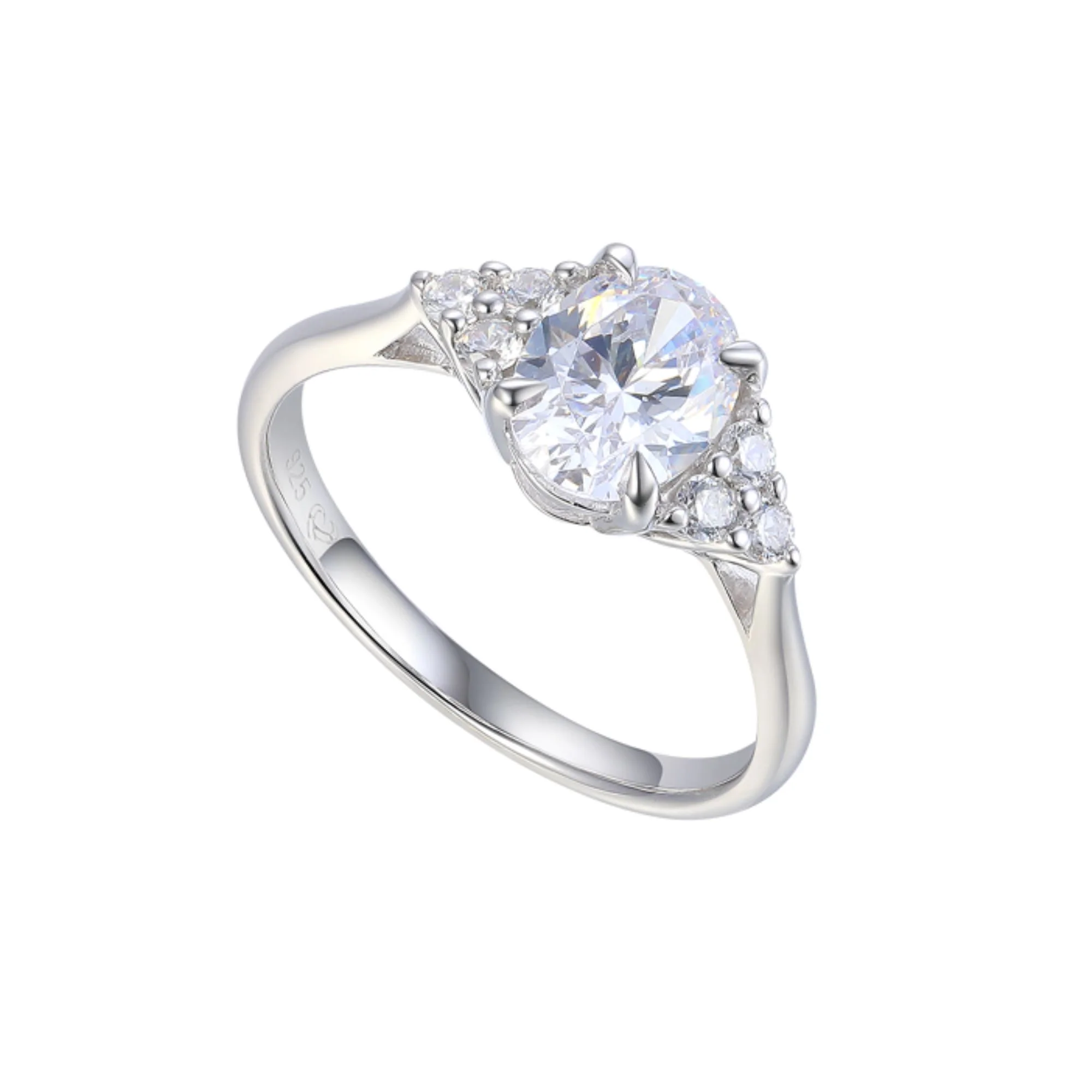 Amore Elation Cubic Zirconia Silver Ring