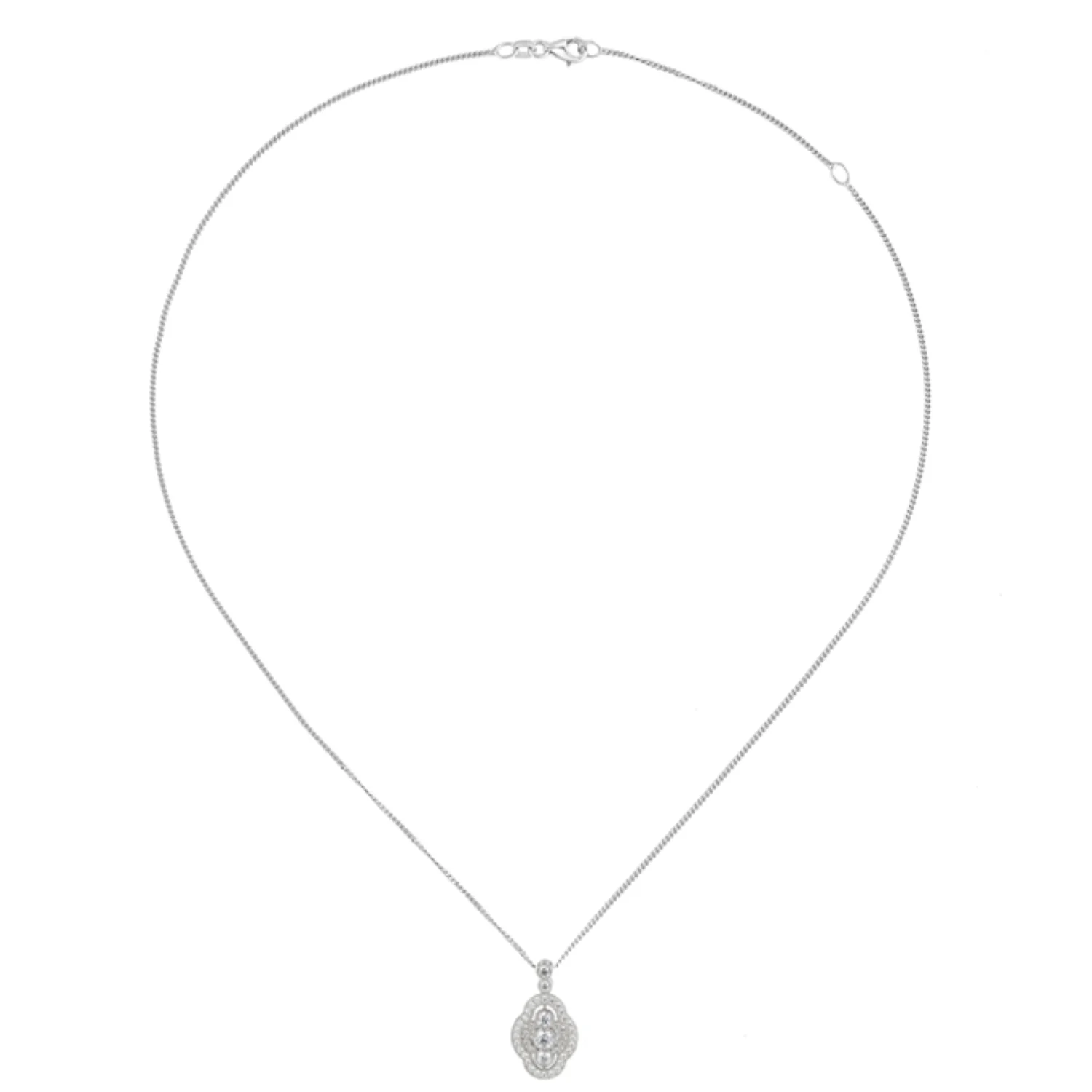 Amore Revival CZ Silver Pendant - Image 2