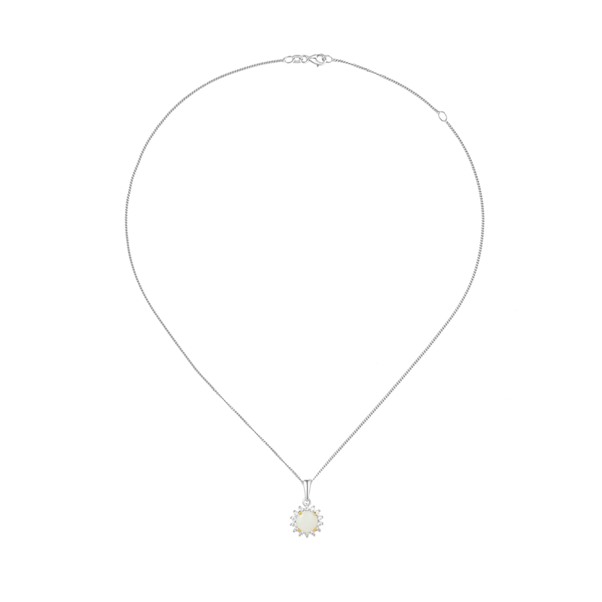 Amore Shimmer Opal Necklace - Image 2