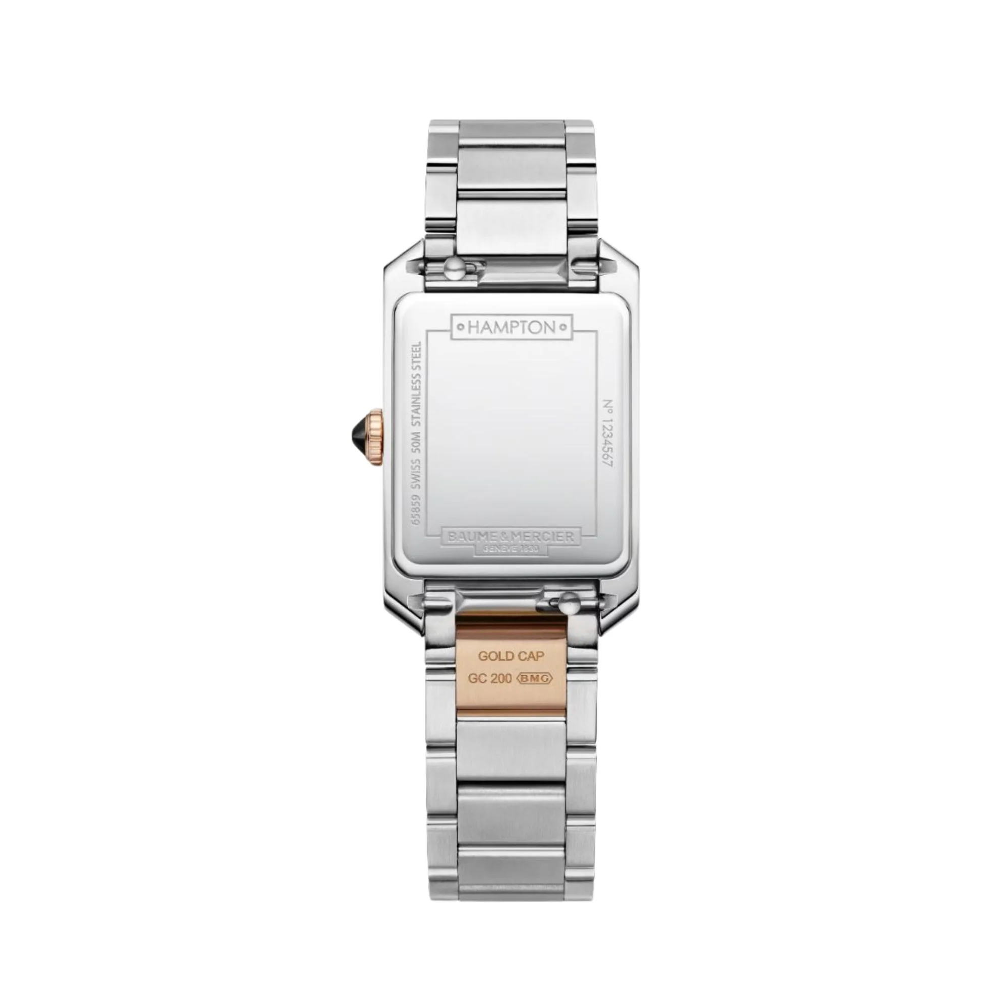 Baume & Mercier Hampton 22.2mm x 34.9mm Quartz Watch 10751 - Image 2