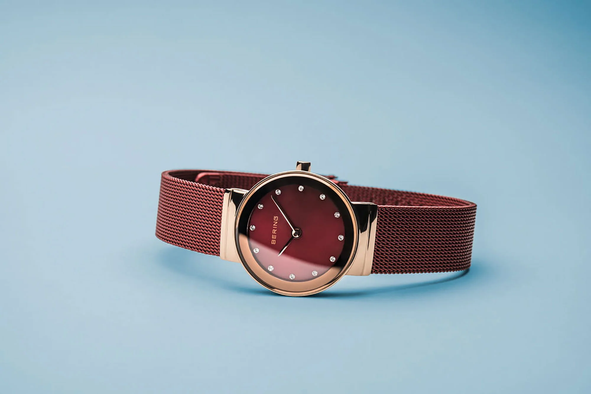 Bering 26mm Steel Mesh Quartz Watch 10126-363 - Image 4