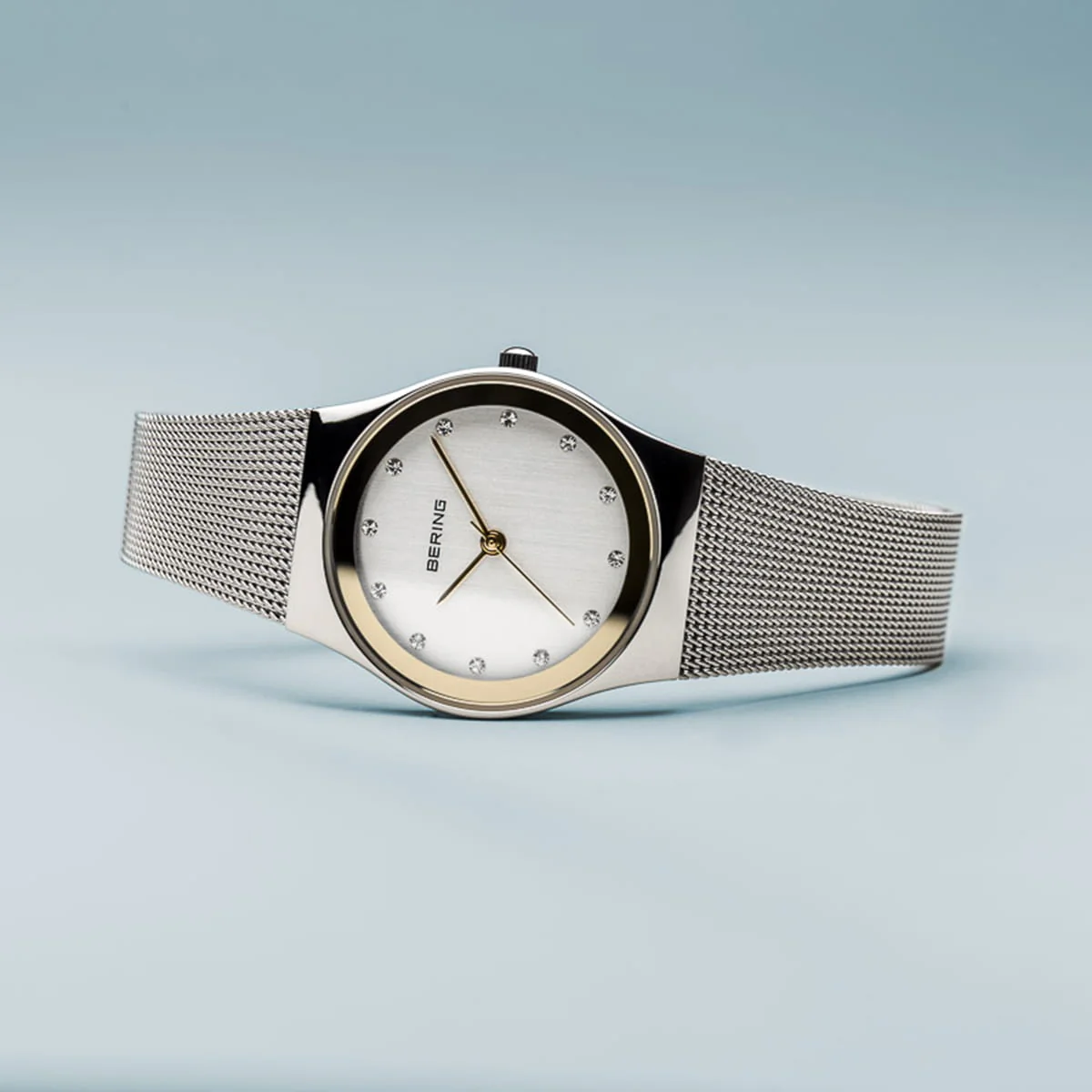 Bering 27mm Steel Mesh Quartz Watch 12927-010 - Image 2