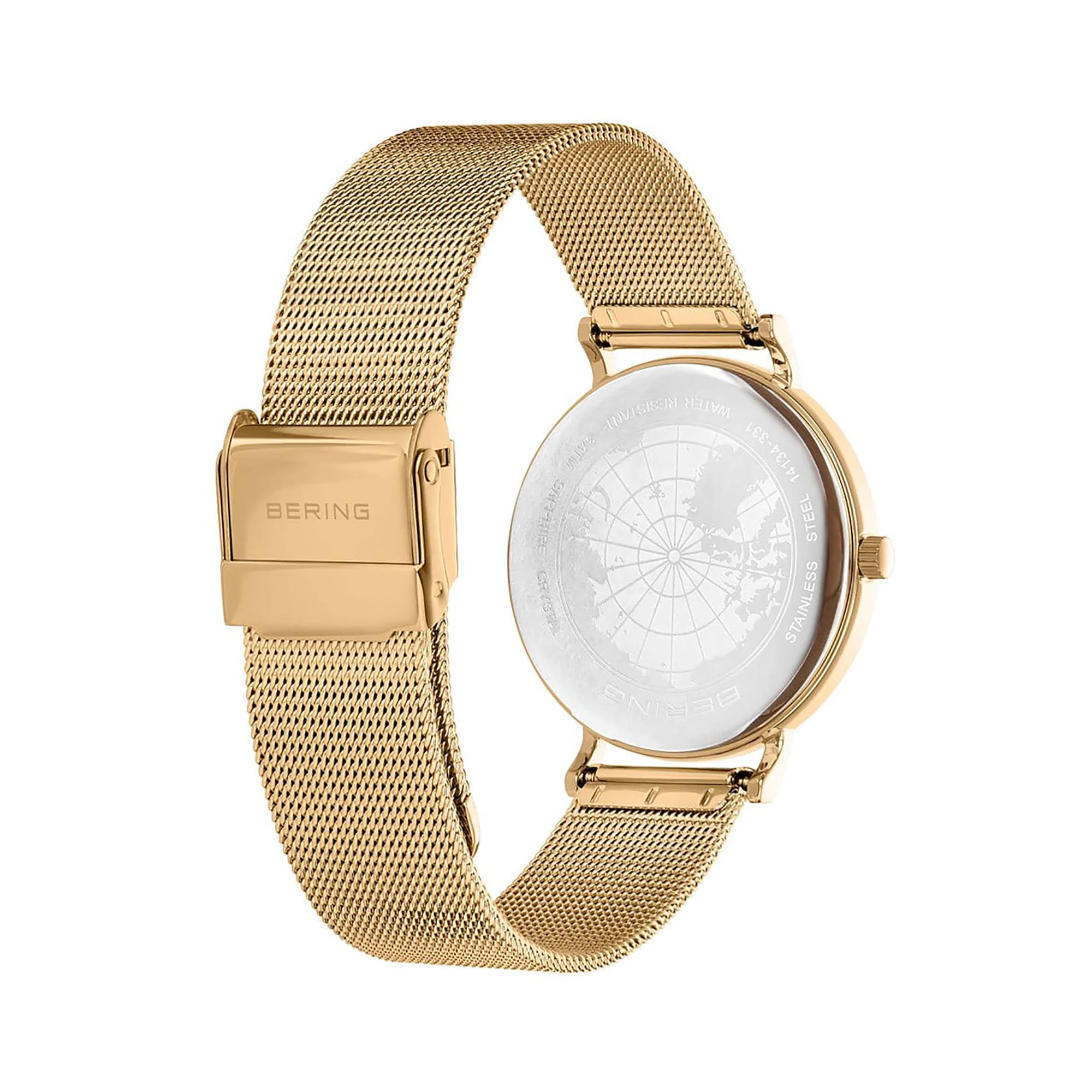 Bering 34mm Classic Mesh Quartz Watch 14134-331 - Image 2