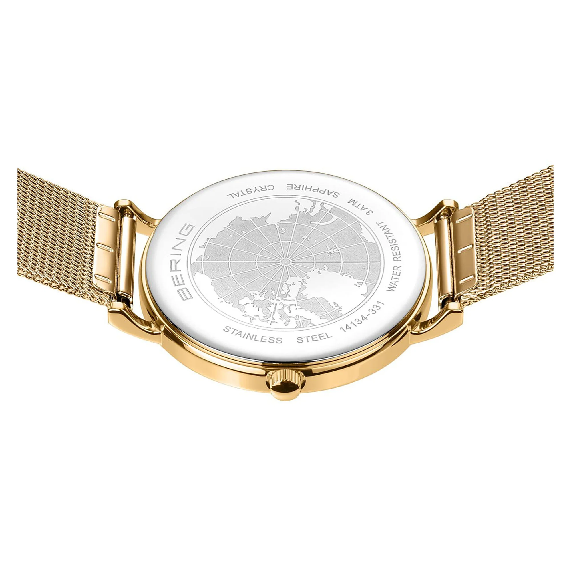 Bering 34mm Classic Mesh Quartz Watch 14134-331 - Image 3