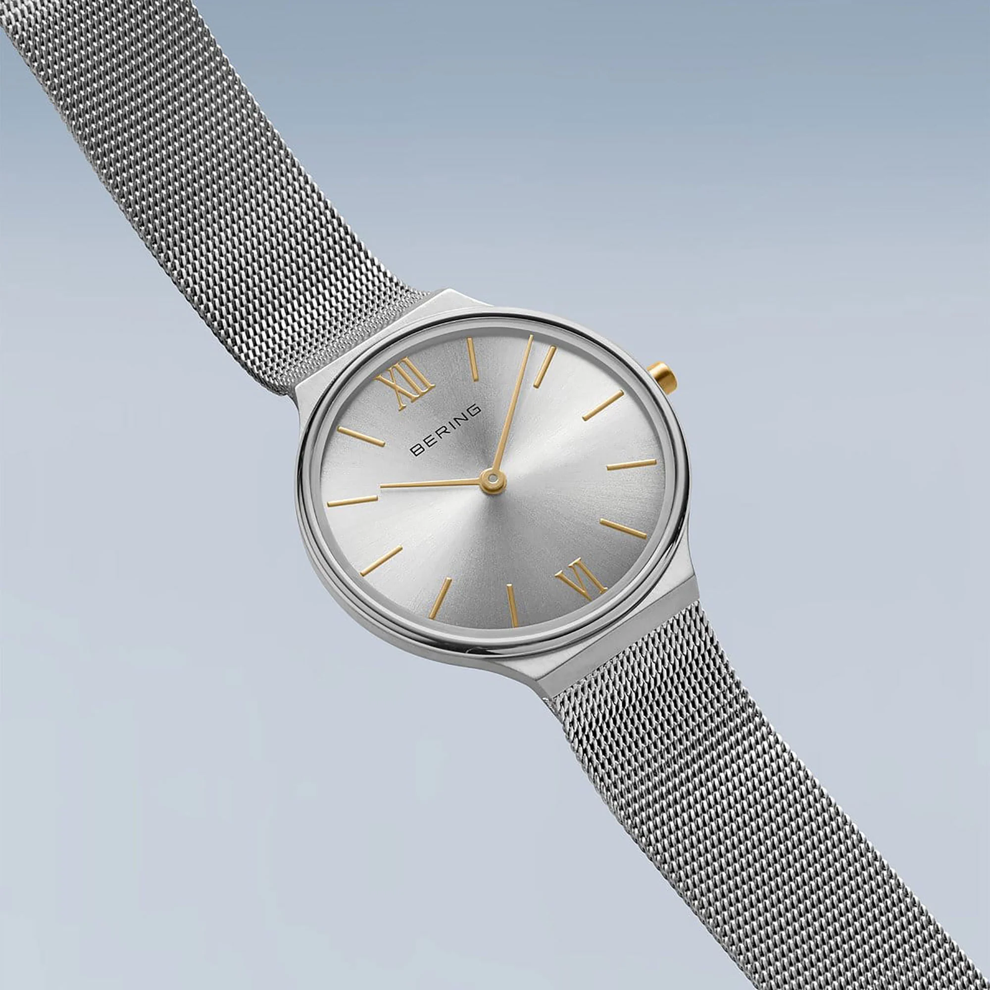 Bering 34mm Ultra Slim Polished Quartz Watch 18434-010 - Image 4