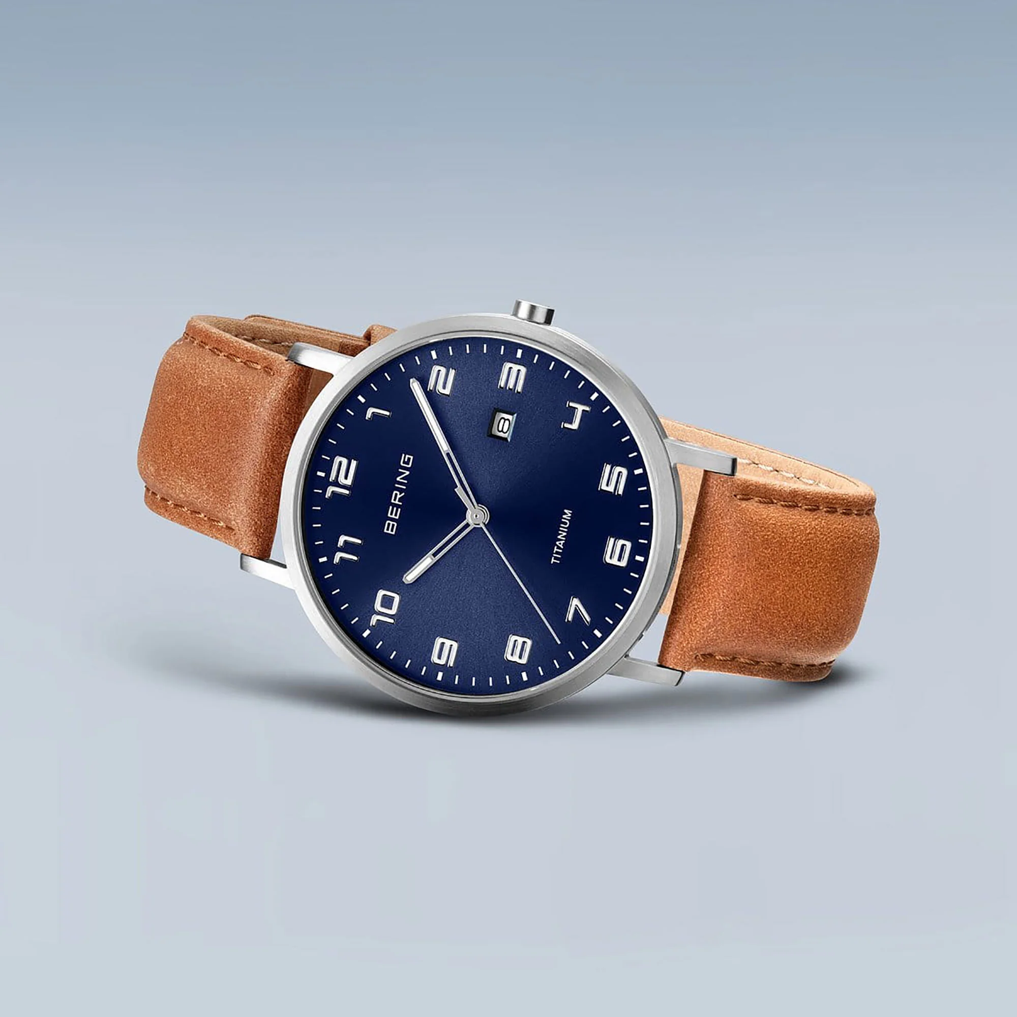 Bering 40mm Titanium Quartz Watch 18640-567 - Image 4