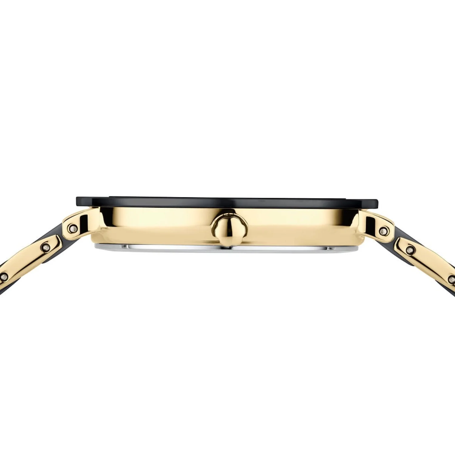 Bering Black Ceramic Gold Plated Quartz Watch 11435-732 - Image 3