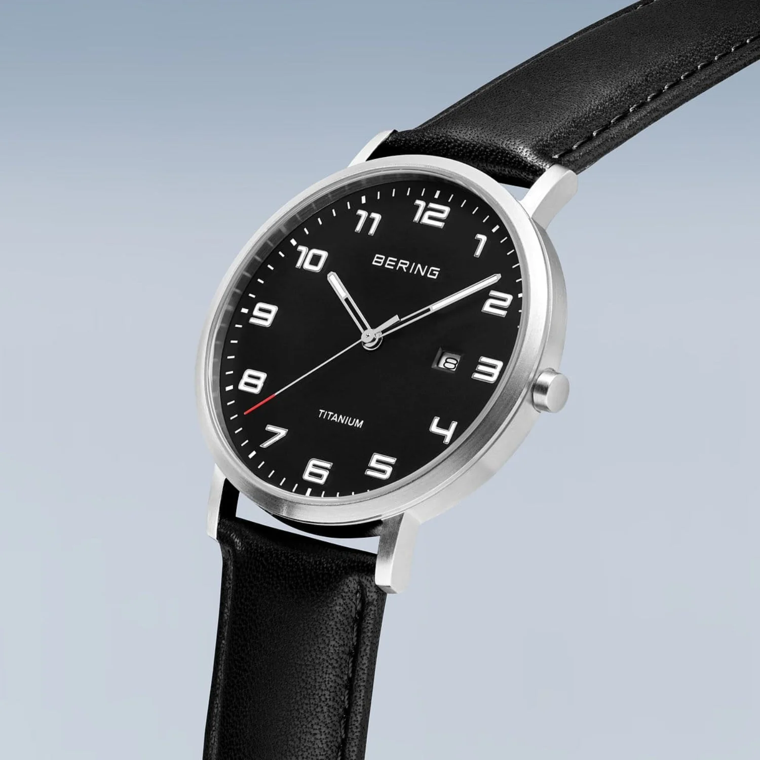 Bering Brushed Titanium Quartz Watch 18640-402 - Image 2