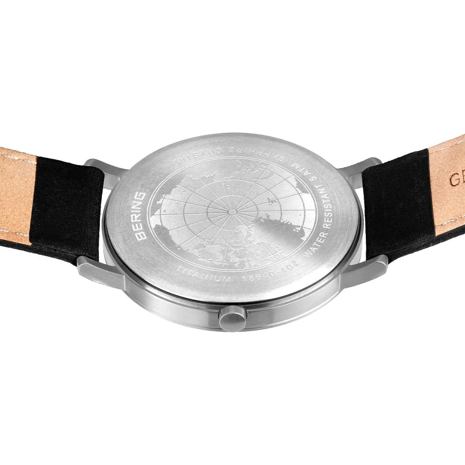 Bering Brushed Titanium Quartz Watch 18640-402 - Image 5