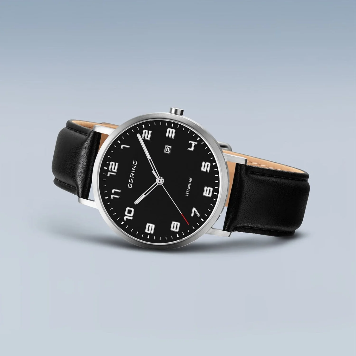 Bering Brushed Titanium Quartz Watch 18640-402 - Image 6