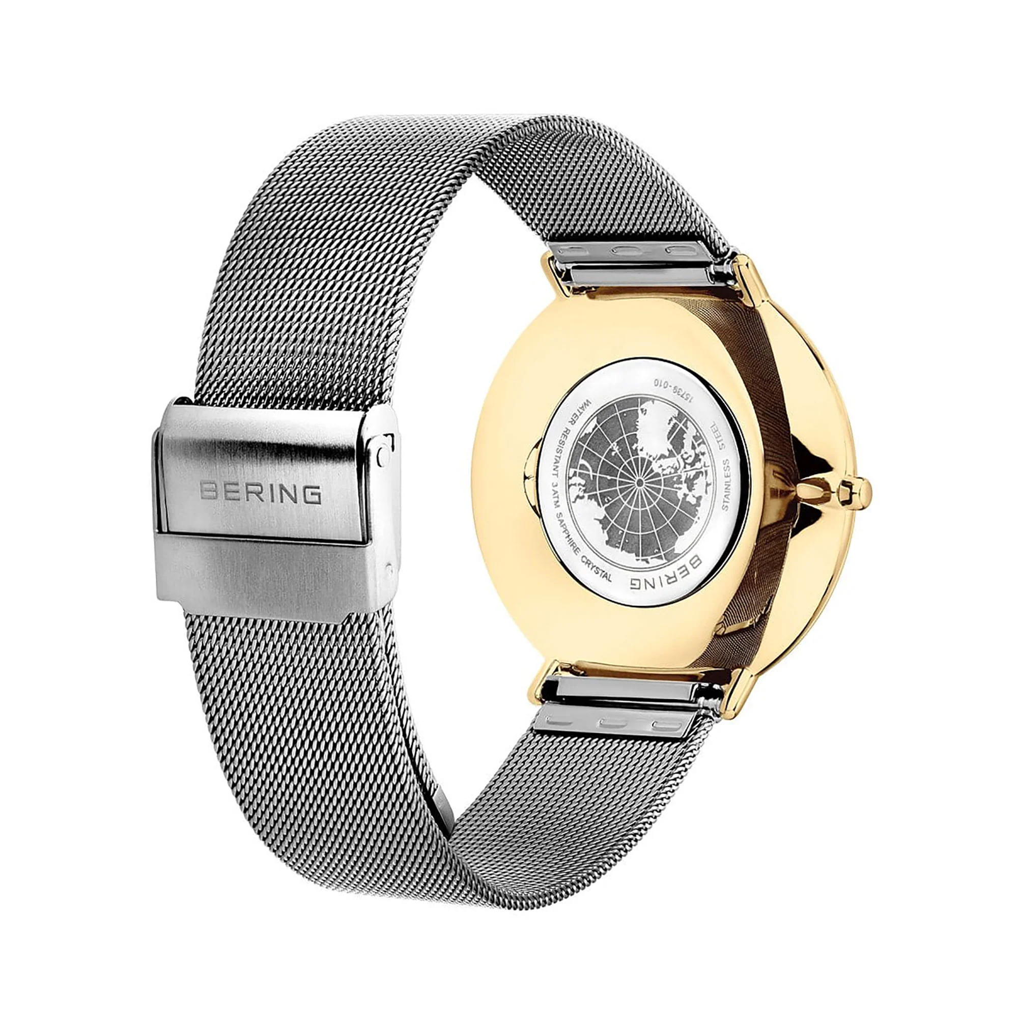 Bering Classic 39mm Mesh Quartz Watch 15739-010 - Image 2