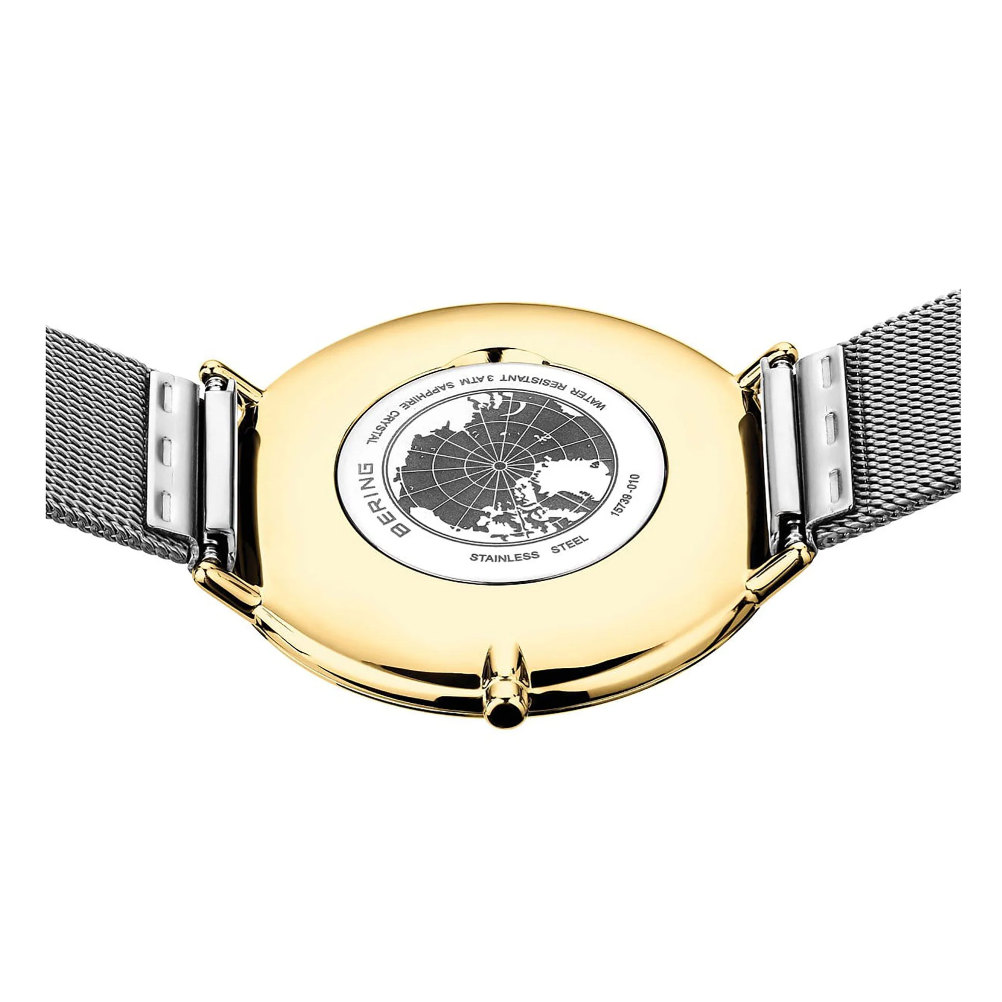 Bering Classic 39mm Mesh Quartz Watch 15739-010 - Image 3
