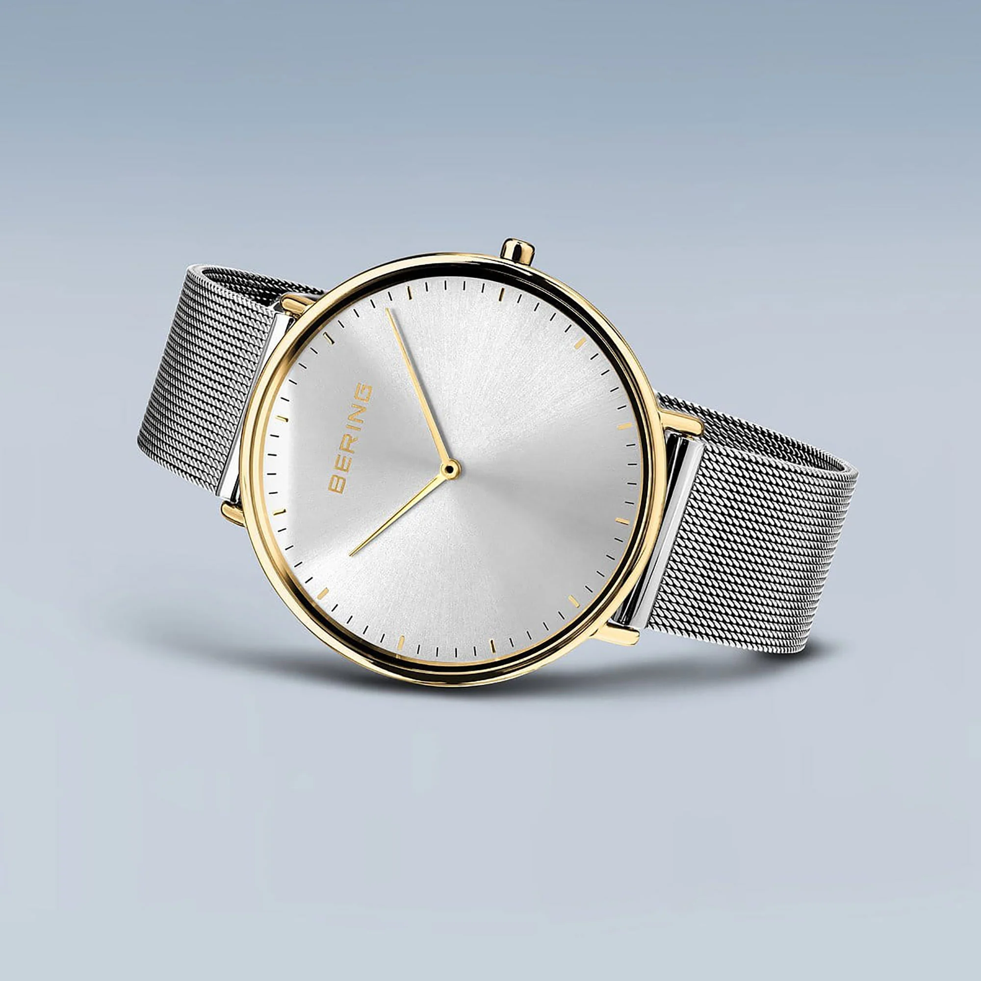 Bering Classic 39mm Mesh Quartz Watch 15739-010 - Image 5
