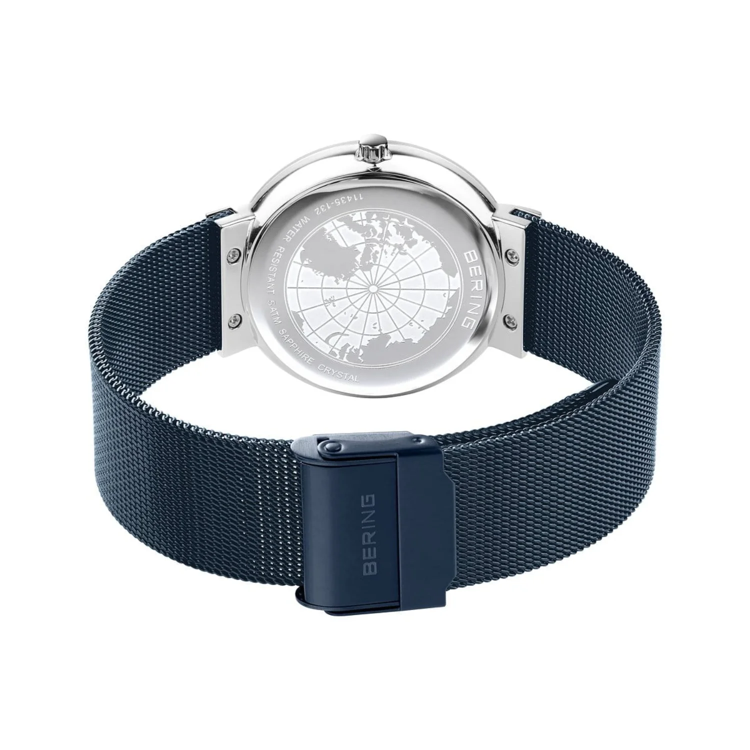 Bering Classic Blue Ceramic Quartz Watch 11435-307 - Image 4