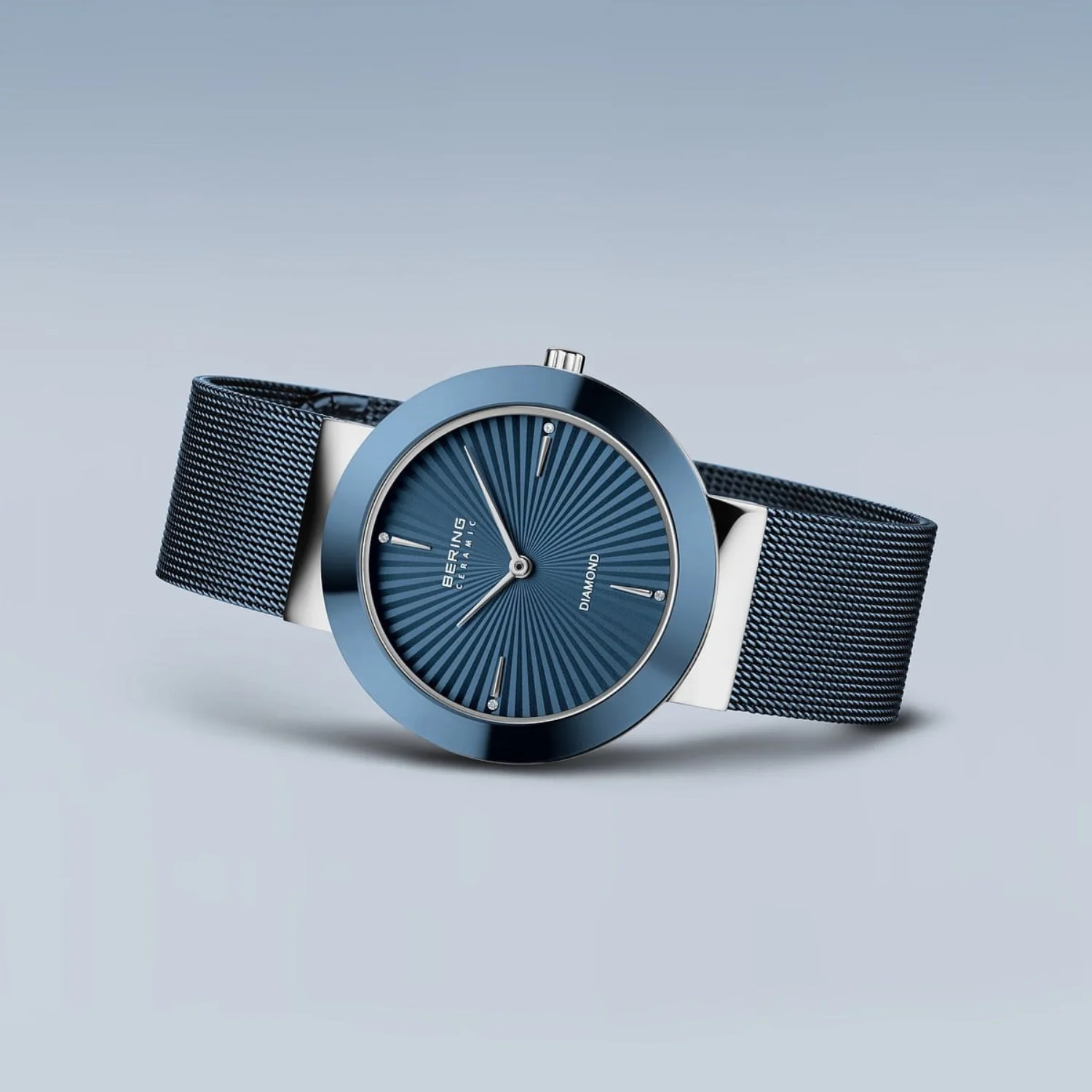 Bering Classic Blue Ceramic Quartz Watch 11435-307 - Image 5