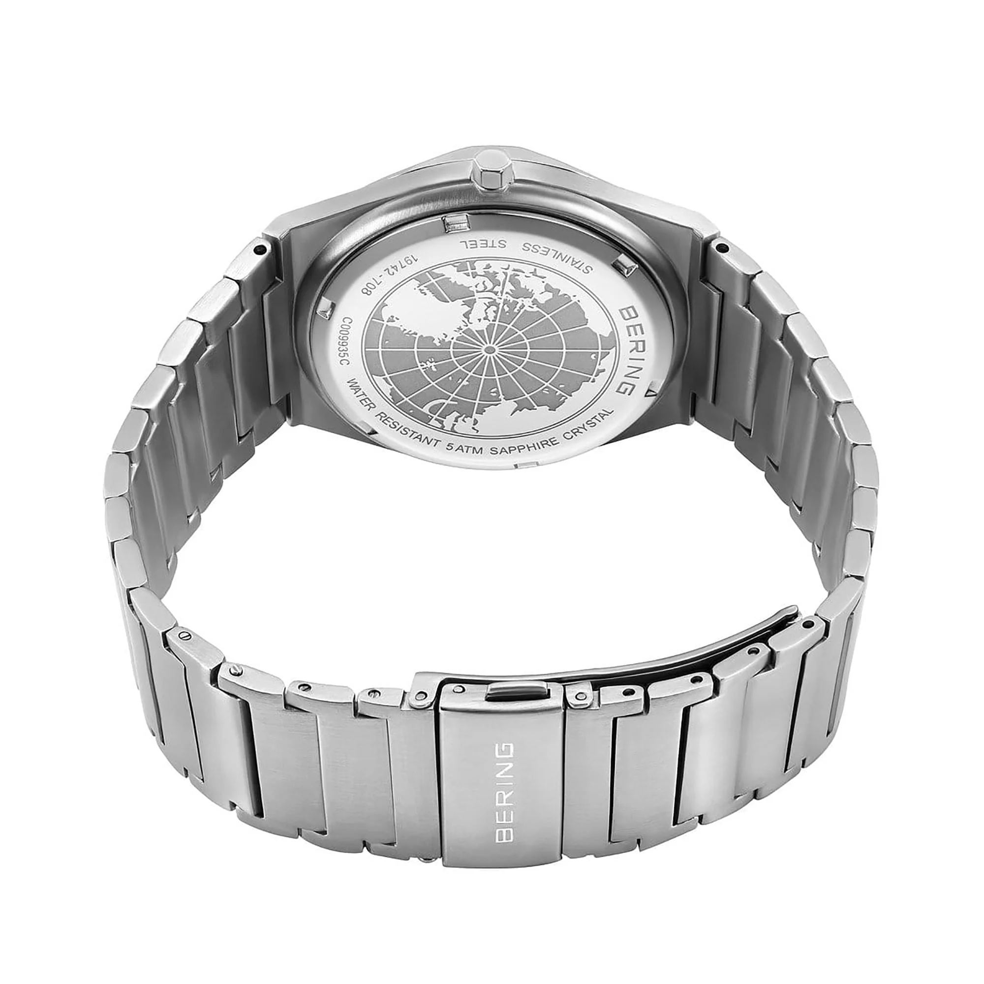 Bering Classic Brushed Silver Quartz Watch 19742-708 - Image 3