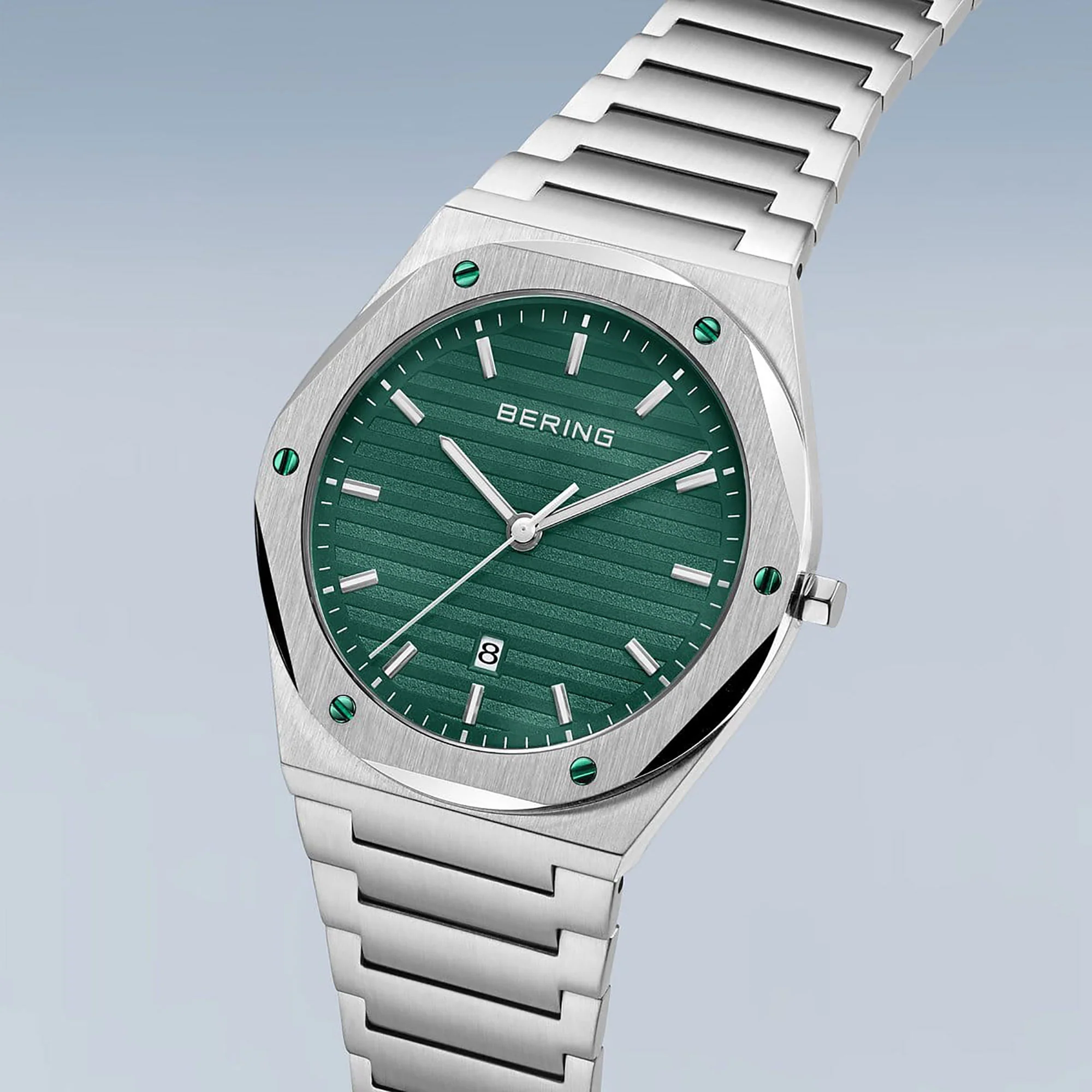 Bering Classic Brushed Silver Quartz Watch 19742-708 - Image 4