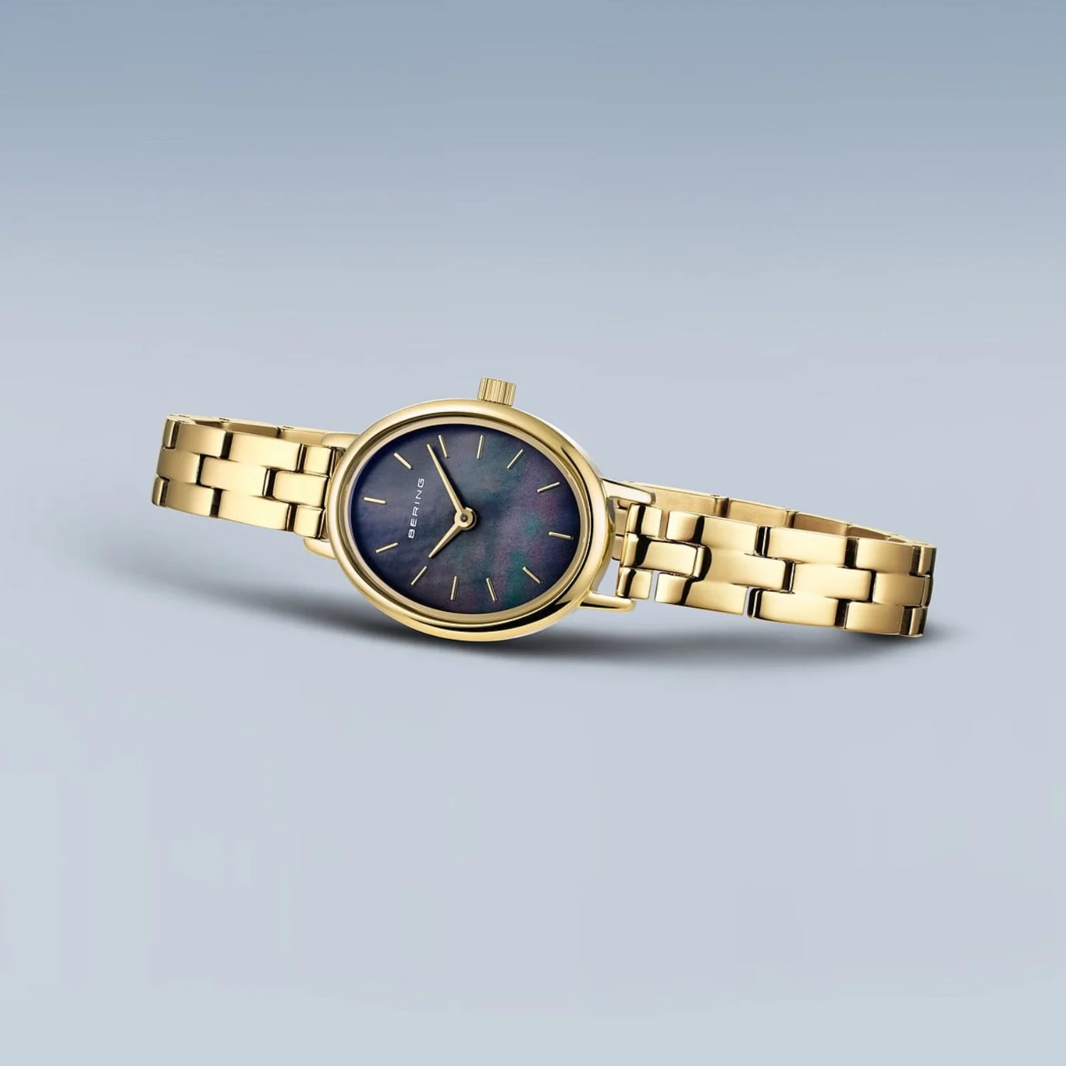Bering Classic Oval Gold Plated Quartz Watch 11020-732 - Image 3