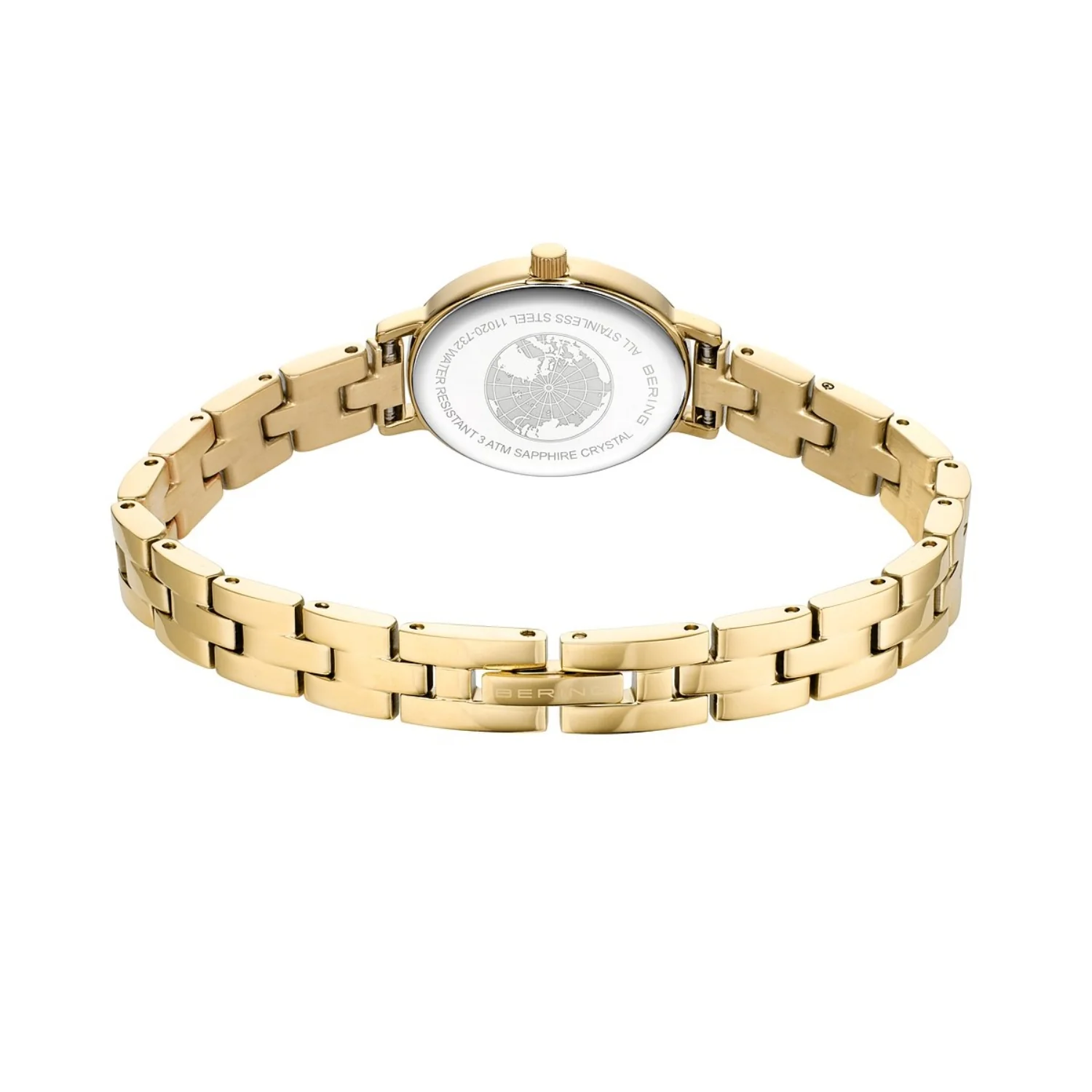 Bering Classic Oval Gold Plated Quartz Watch 11020-732 - Image 5