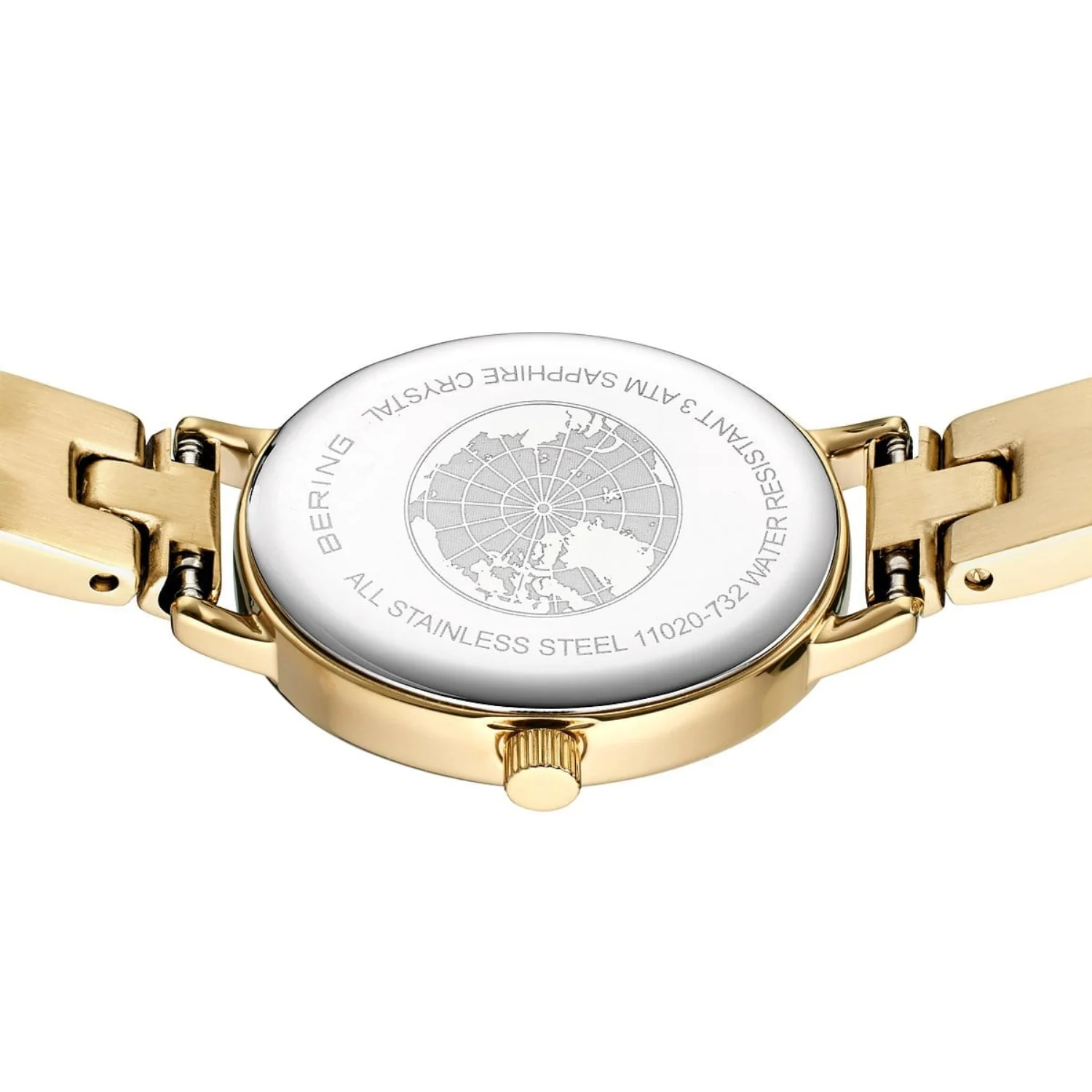 Bering Classic Oval Gold Plated Quartz Watch 11020-732 - Image 6