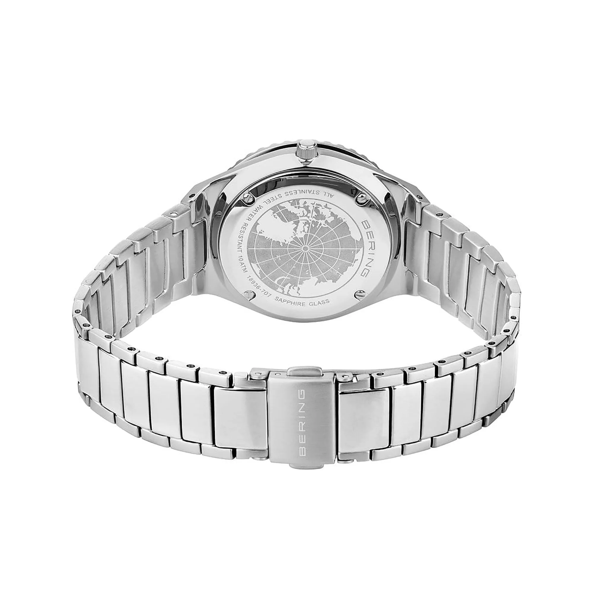 Bering Classic Polished Arctic Sailing Quartz Watch 18936-707 - Image 3