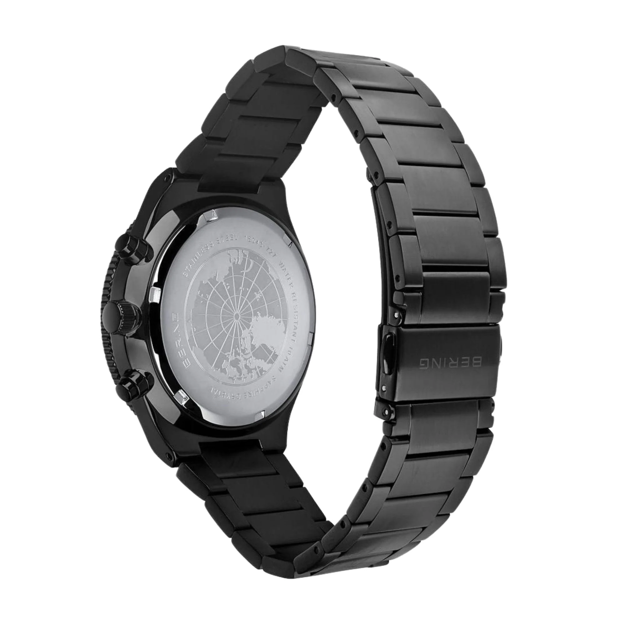 Bering Classic Polished Black Quartz Watch 15043-727 - Image 4