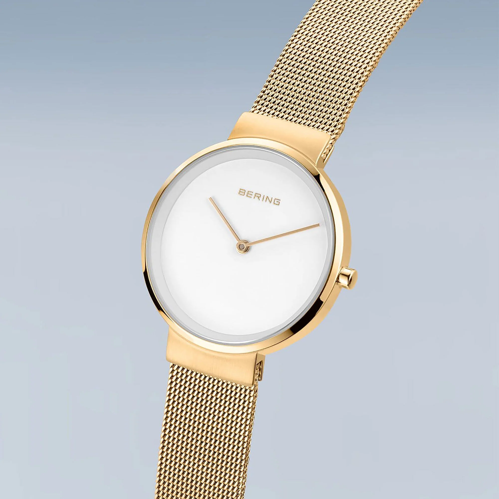 Bering Classic Polished Gold Quartz Watch 14531-334 - Image 4