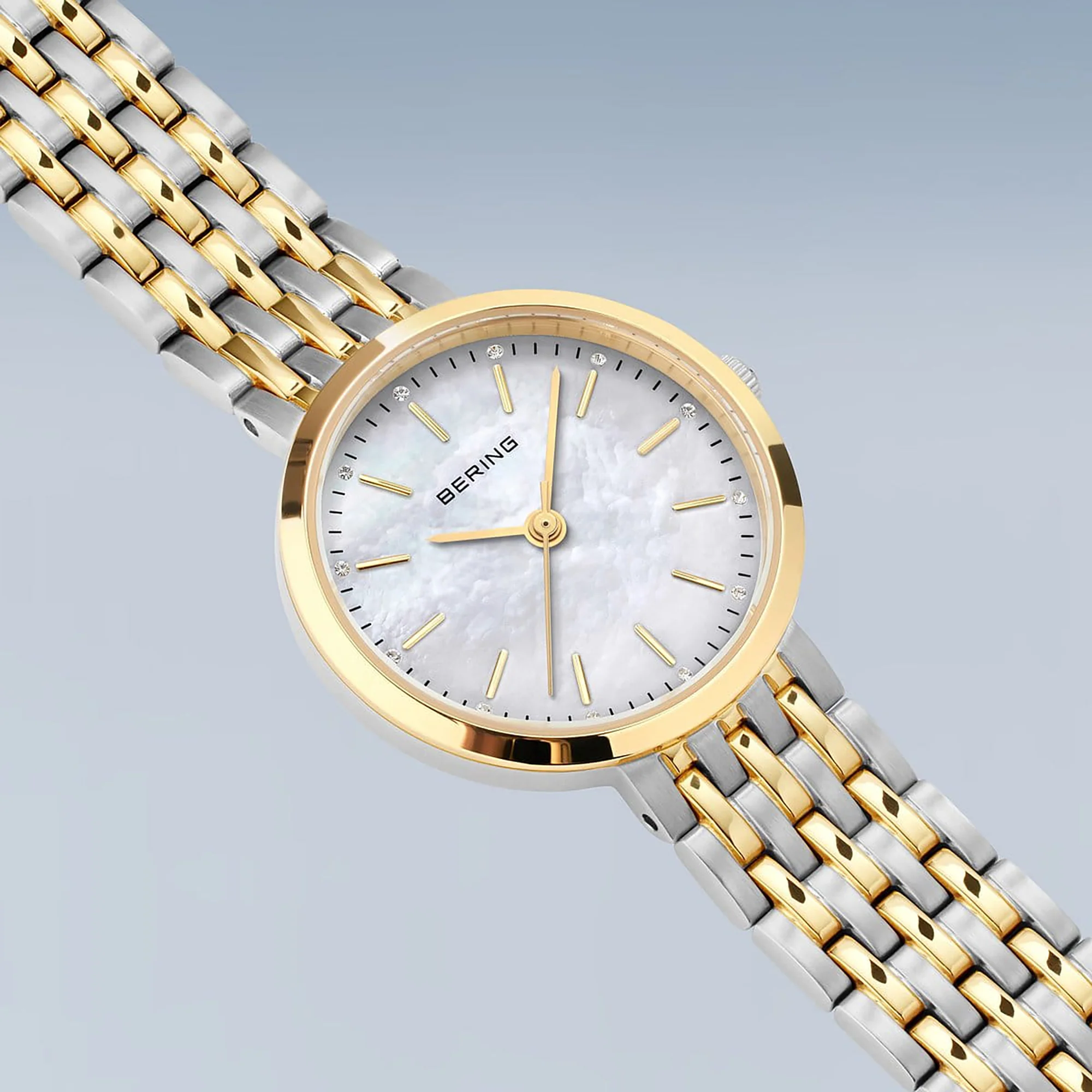 Bering Classic Polished Gold Quartz Watch 19126-710 - Image 2