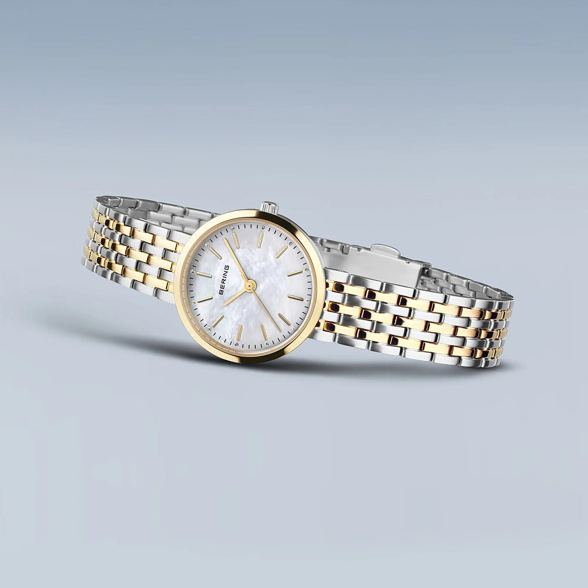 Bering Classic Polished Gold Quartz Watch 19126-710 - Image 3
