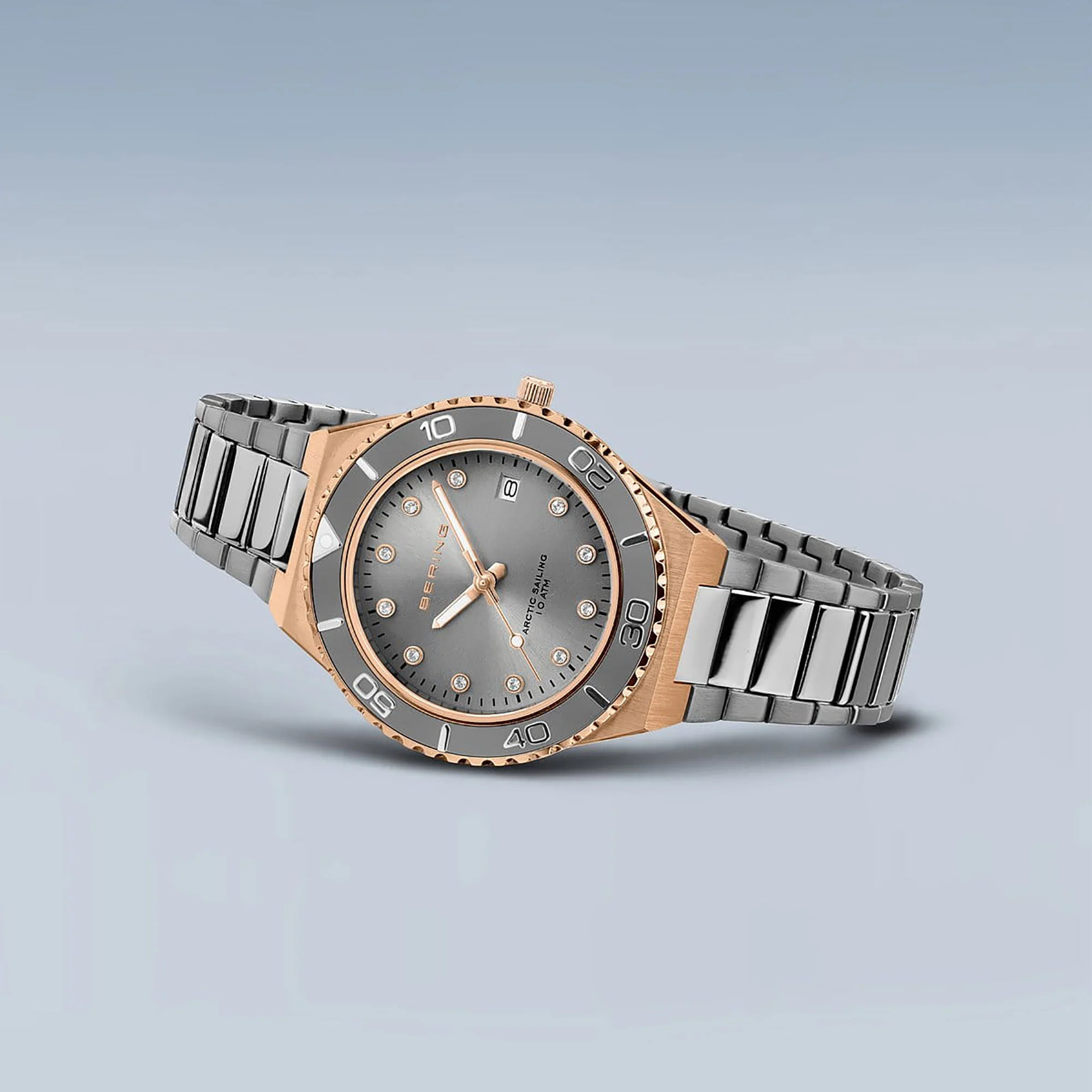 Bering Classic Polished Rose Gold Plated Quartz Watch 18936-769 - Image 4