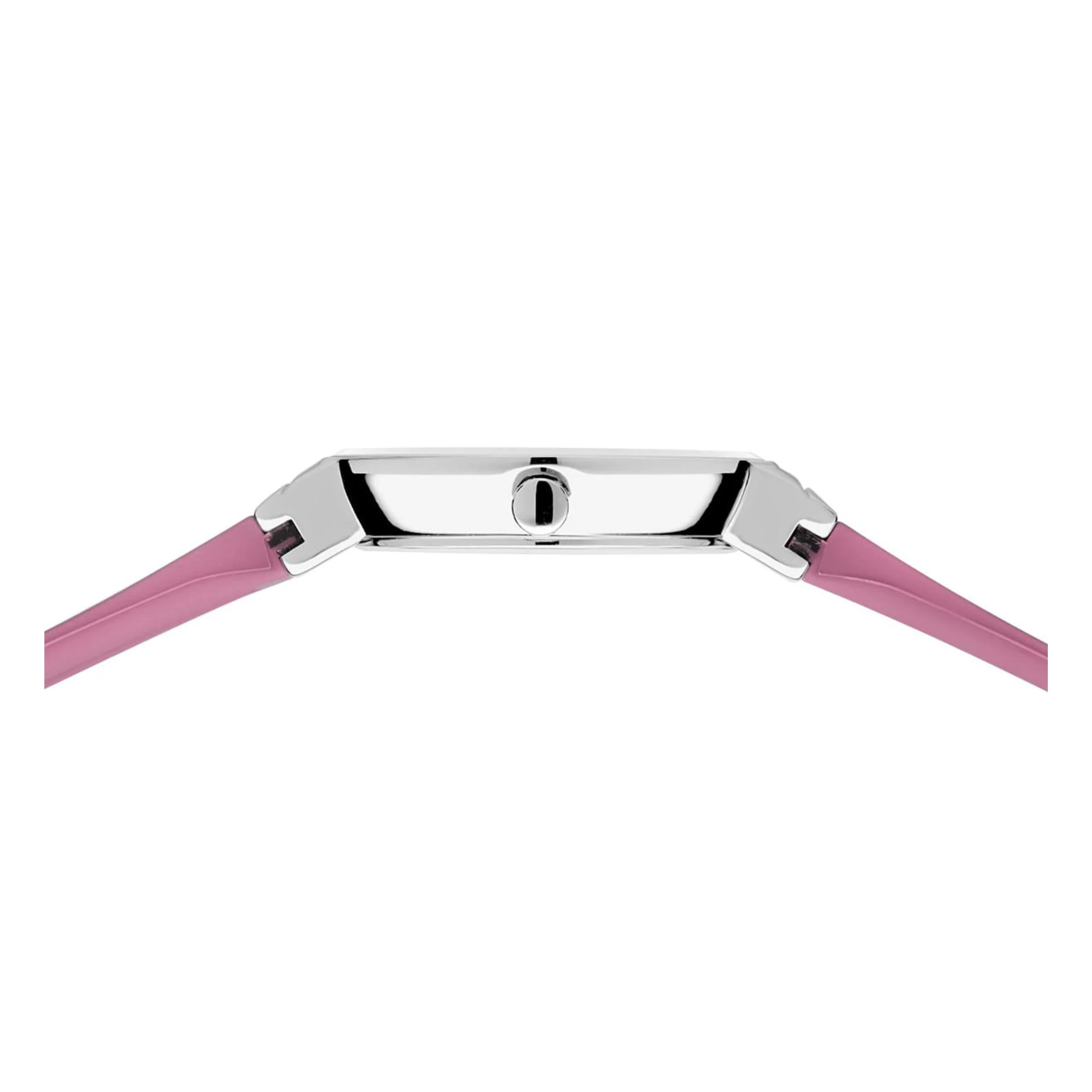 Bering Classic Polished Silver Pink Quartz Watch 10129-909 - Image 2