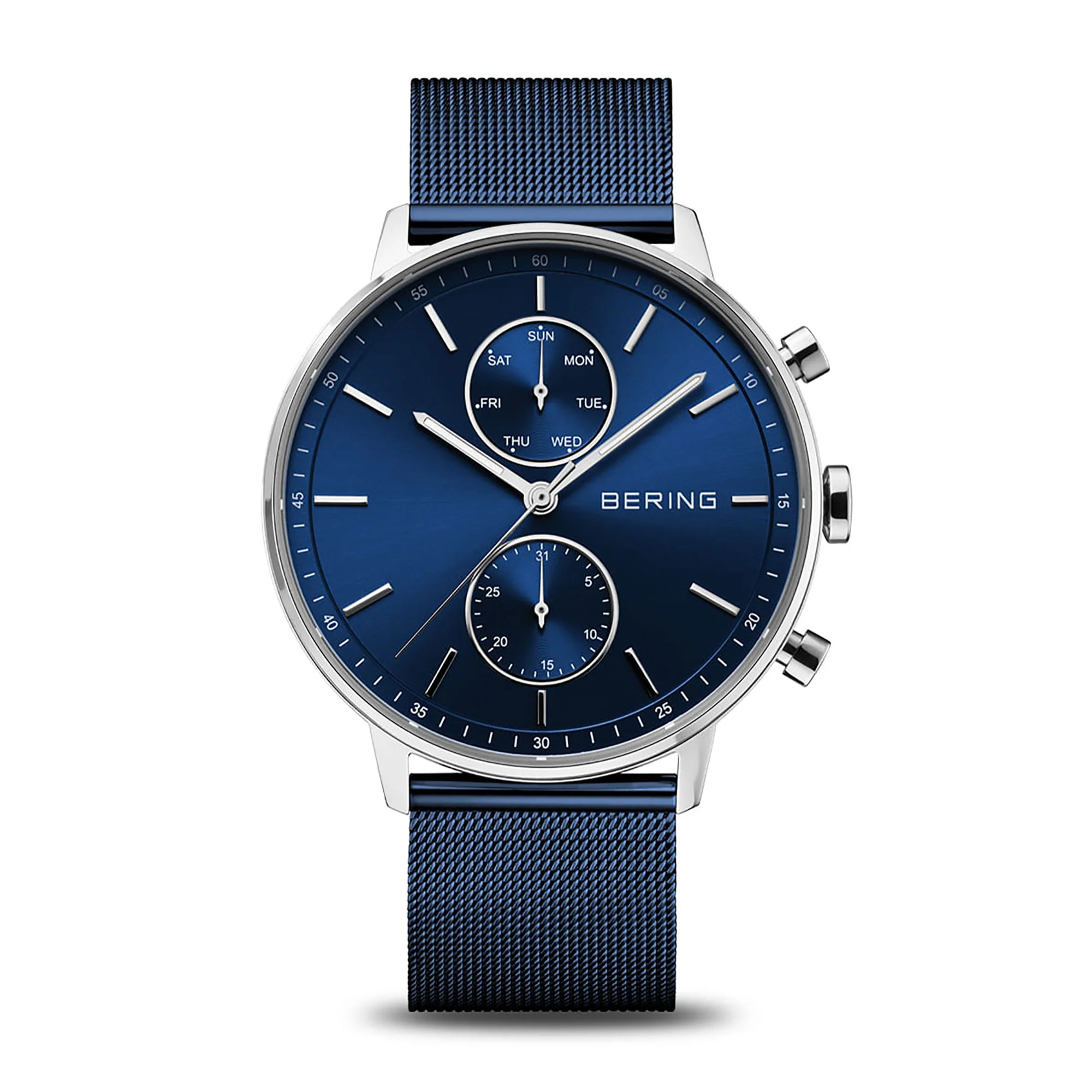 Bering Classic Polished Silver Quartz Watch 13242-307