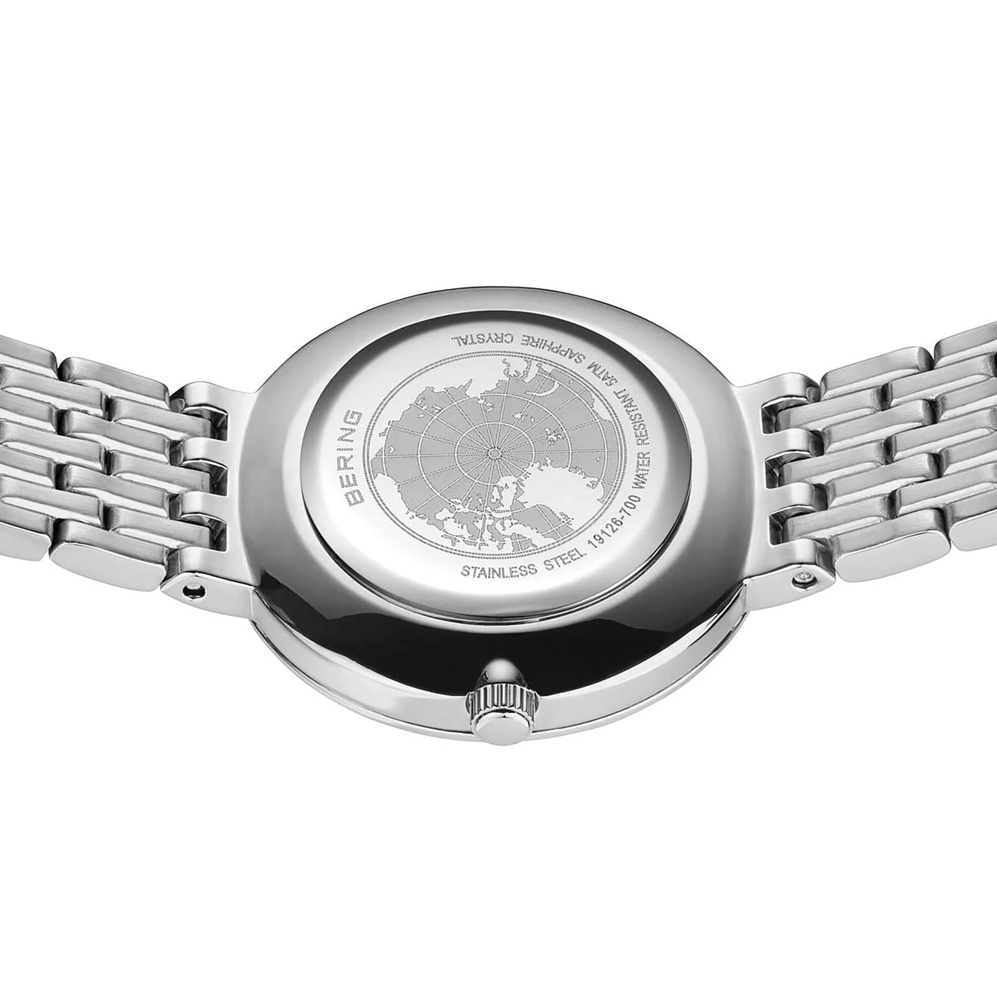 Bering Classic Polished Silver Quartz Watch 19126-700 - Image 6
