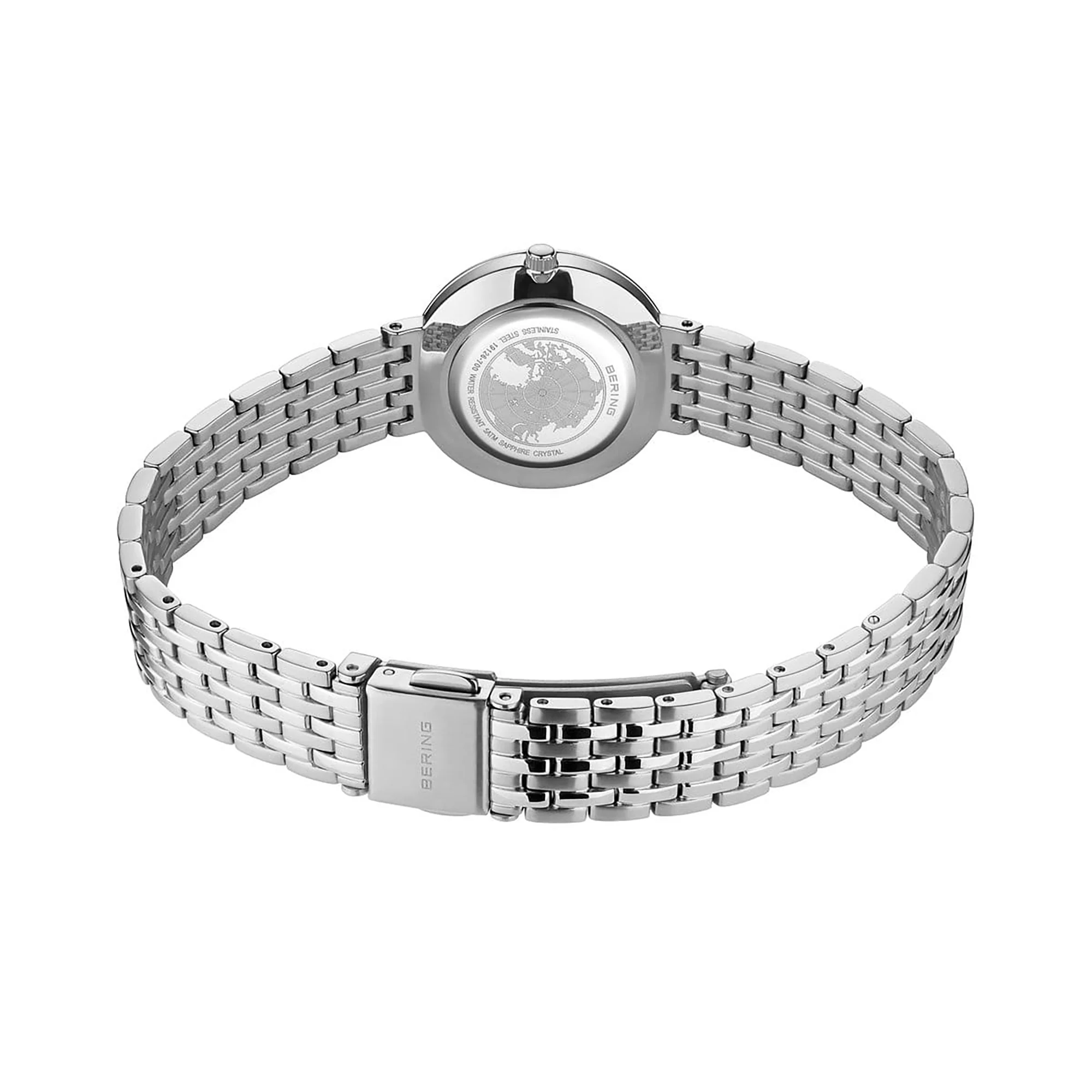 Bering Classic Polished Silver Quartz Watch 19126-700 - Image 7