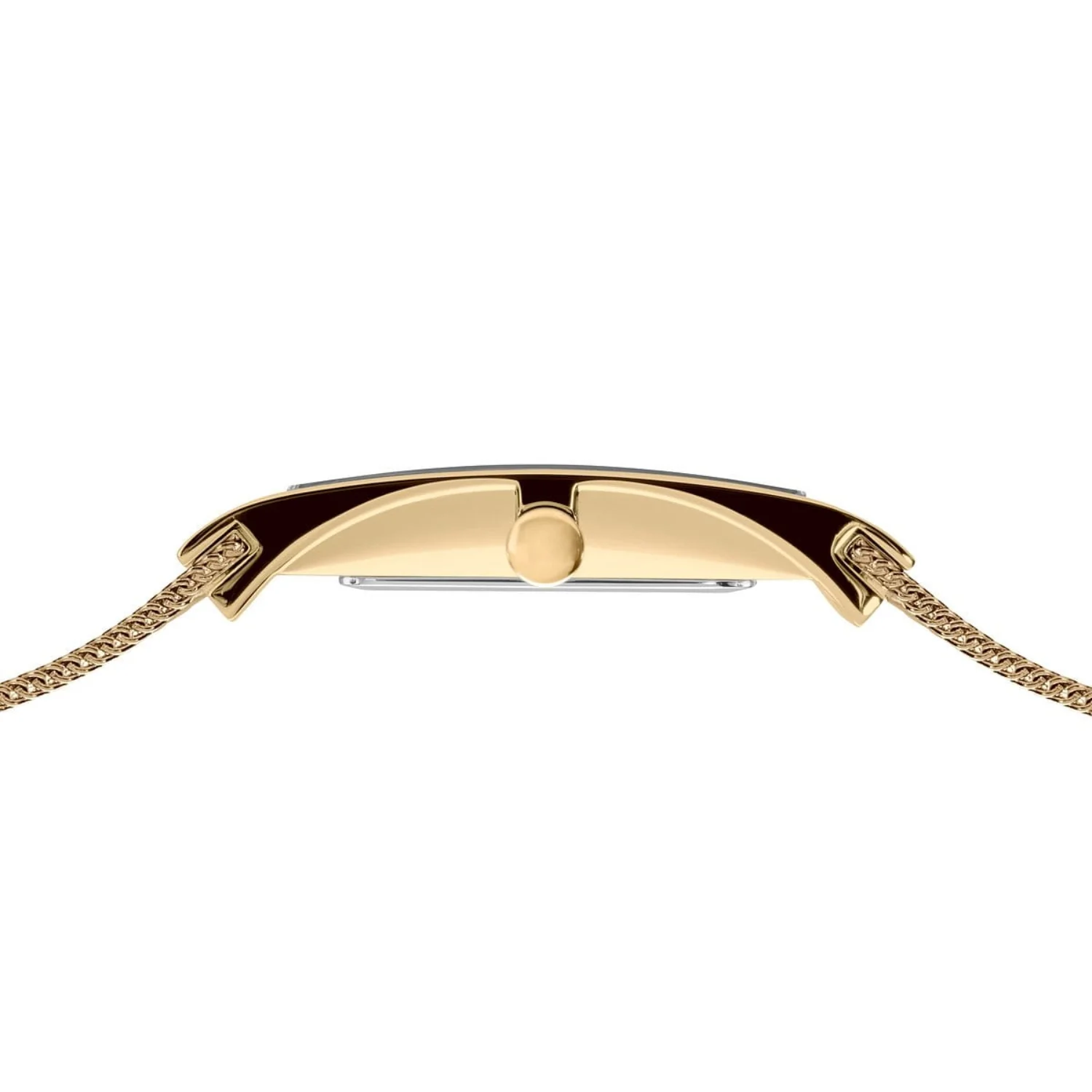 Bering Classic Rectangular Gold Plated Watch 10222-331-S - Image 3