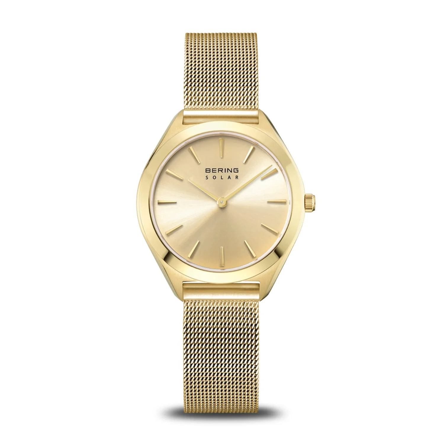 Bering Golden Sunray Solar Watch 17331-333