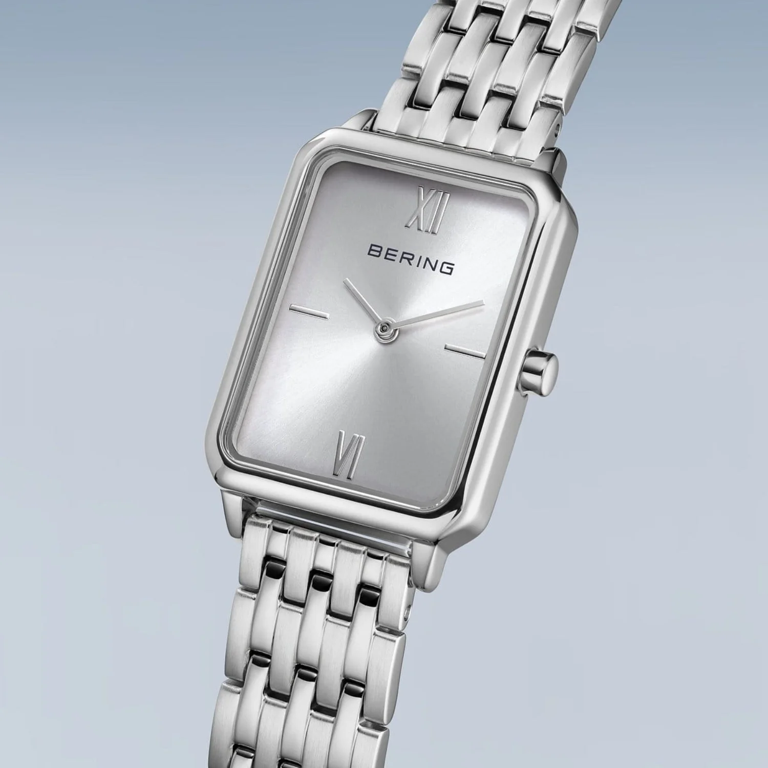 Bering Rectuangular Polished Quartz Watch 17423-700 - Image 2