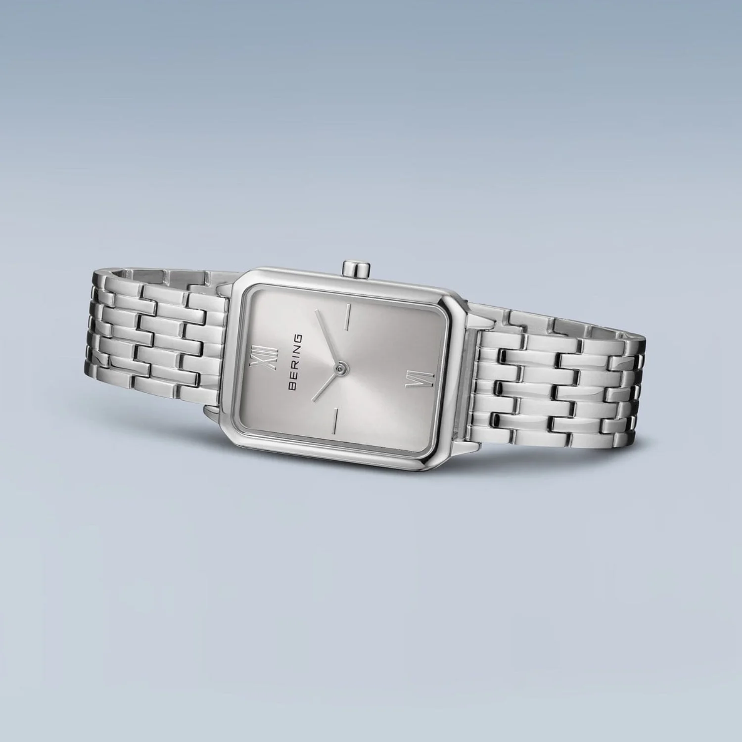 Bering Rectuangular Polished Quartz Watch 17423-700 - Image 6