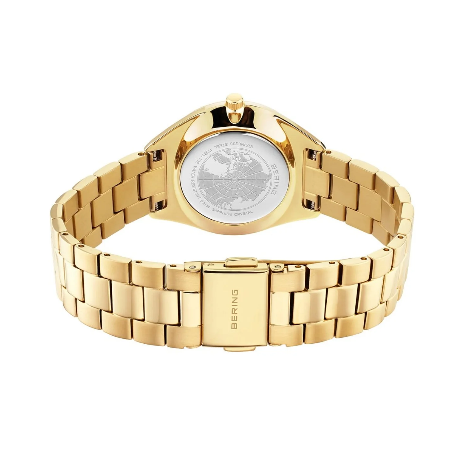Bering Slim Black Mother of Pearl Solar Watch 17331-732 - Image 4