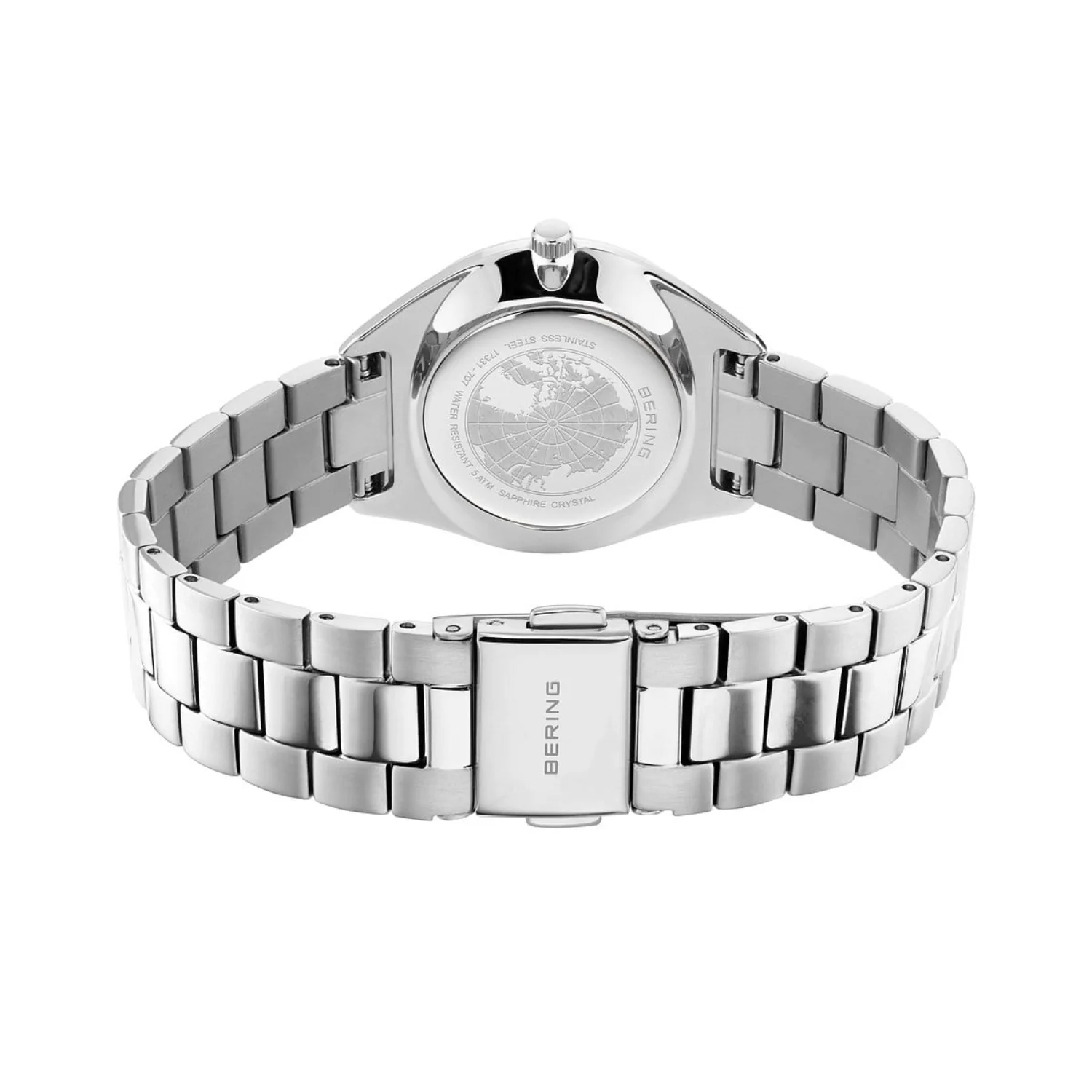 Bering Slim Blue Mother of Pearl Solar Watch 17331-707 - Image 4