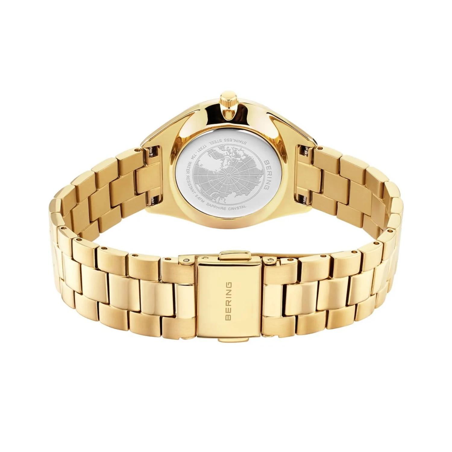 Bering Slim Mother of Pearl Solar Watch 17331-734 - Image 4