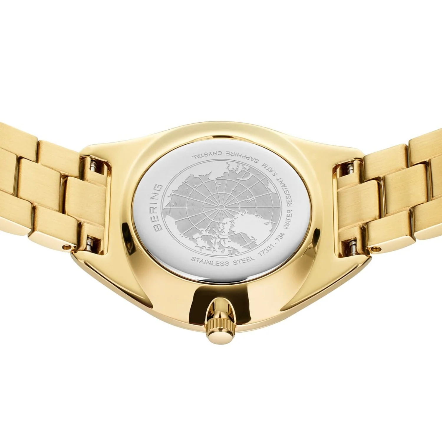 Bering Slim Mother of Pearl Solar Watch 17331-734 - Image 5