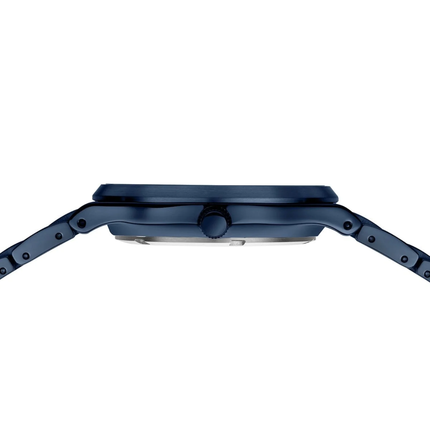 Bering Titanium Brushed Blue Quartz Watch 15139-797 - Image 3